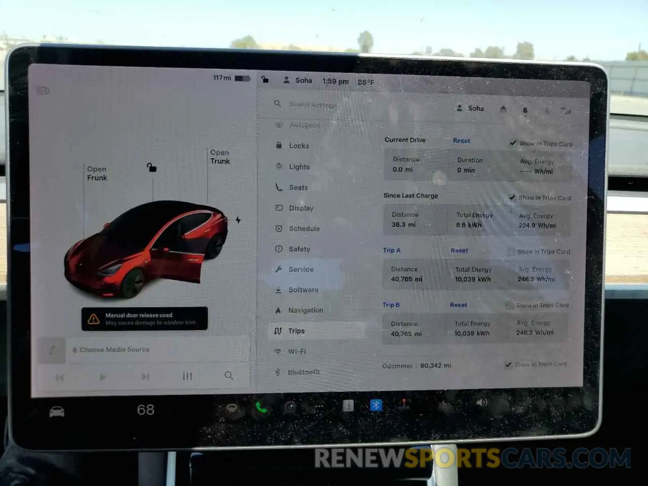9 Photograph of a damaged car 5YJ3E1EAXLF632743 TESLA MODEL 3 2020