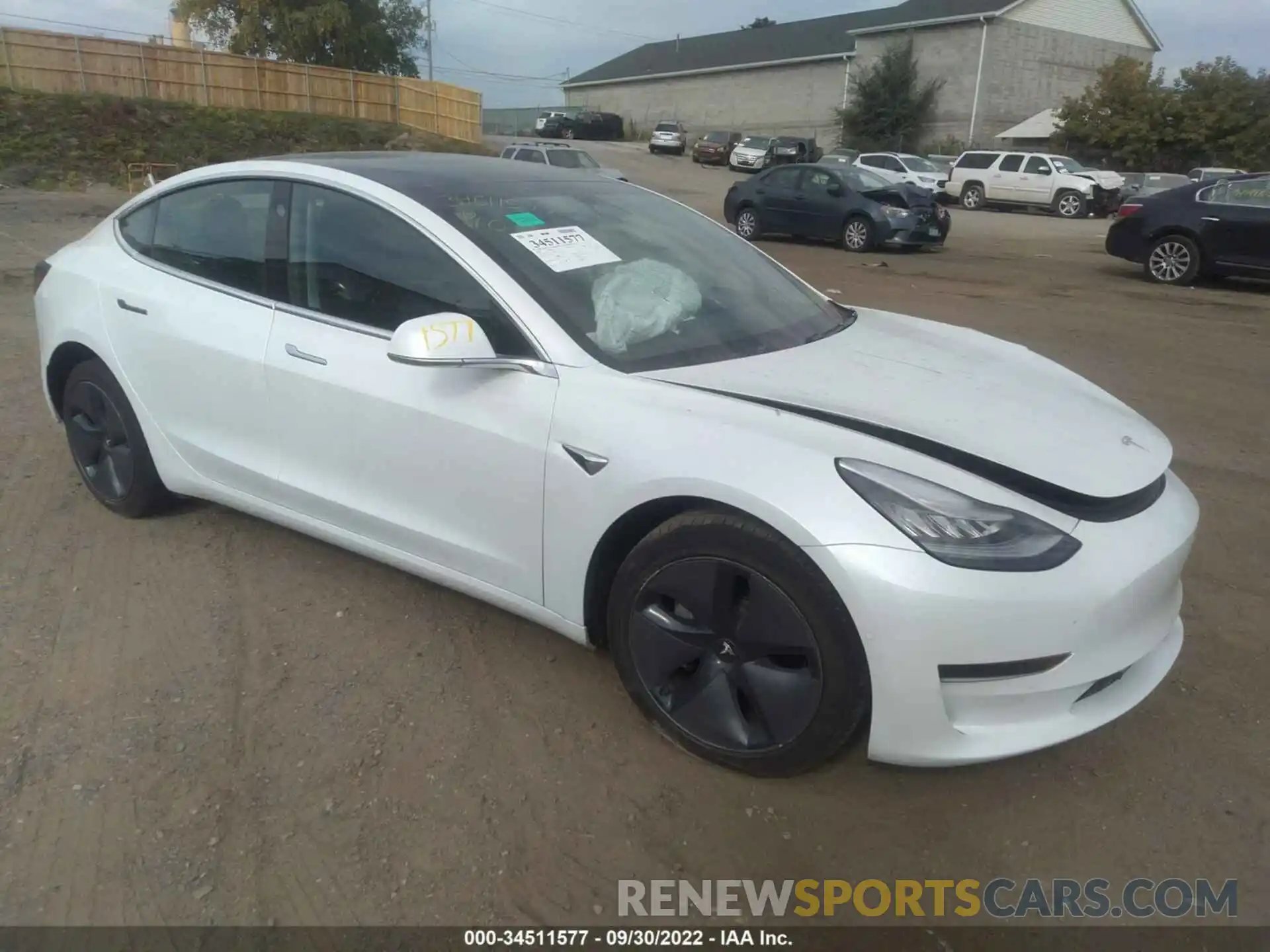 1 Photograph of a damaged car 5YJ3E1EAXLF632905 TESLA MODEL 3 2020