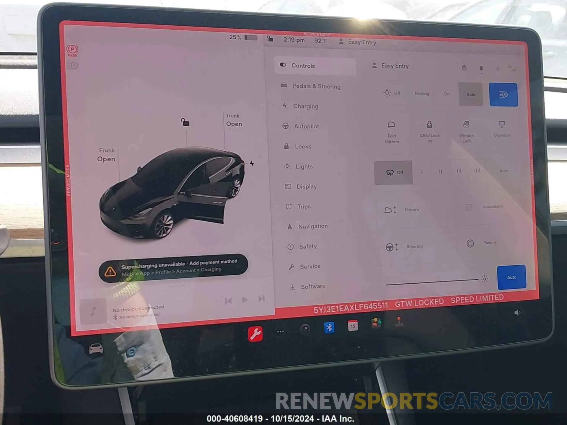 17 Photograph of a damaged car 5YJ3E1EAXLF645511 TESLA MODEL 3 2020