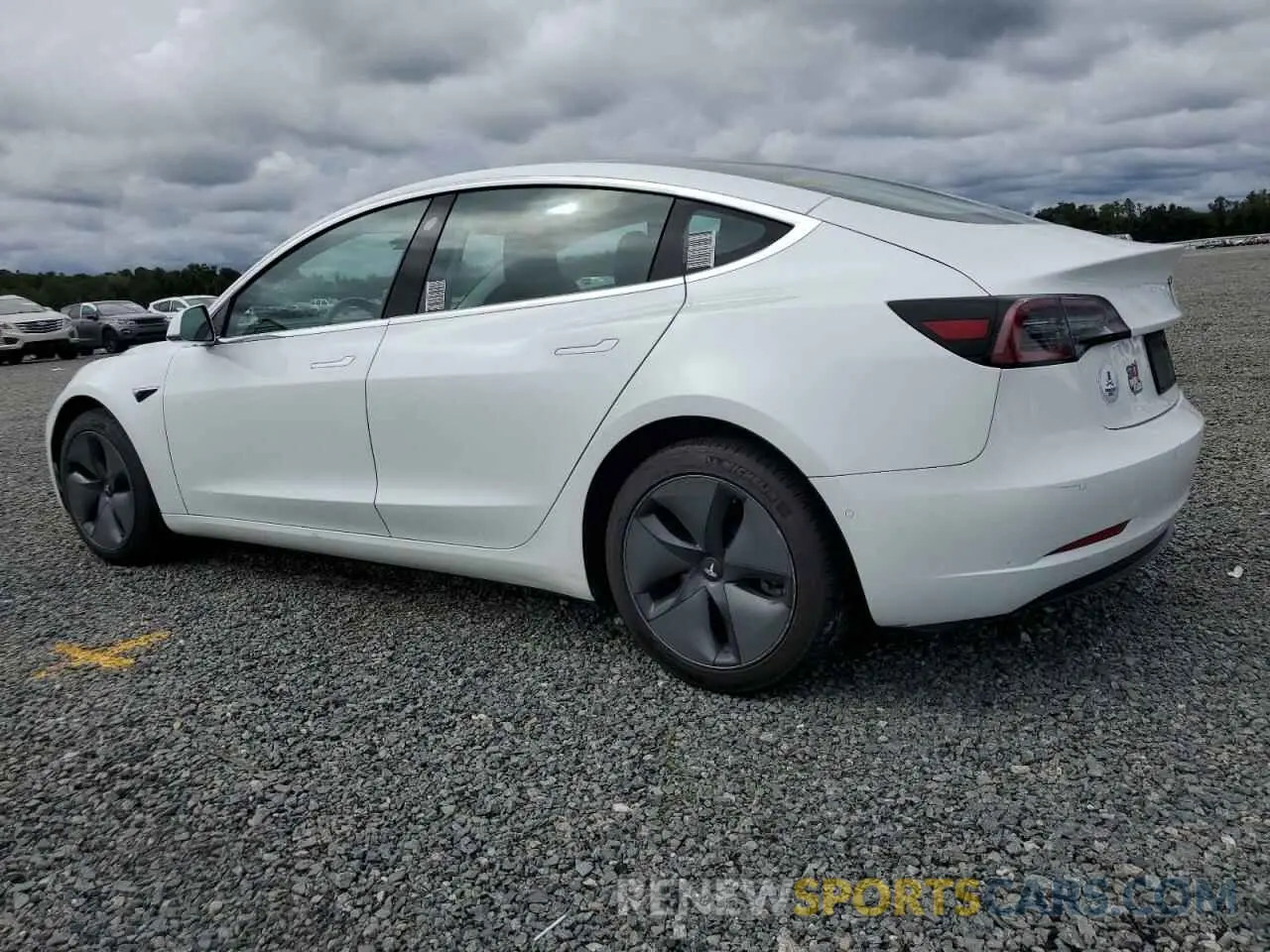 2 Photograph of a damaged car 5YJ3E1EAXLF659084 TESLA MODEL 3 2020