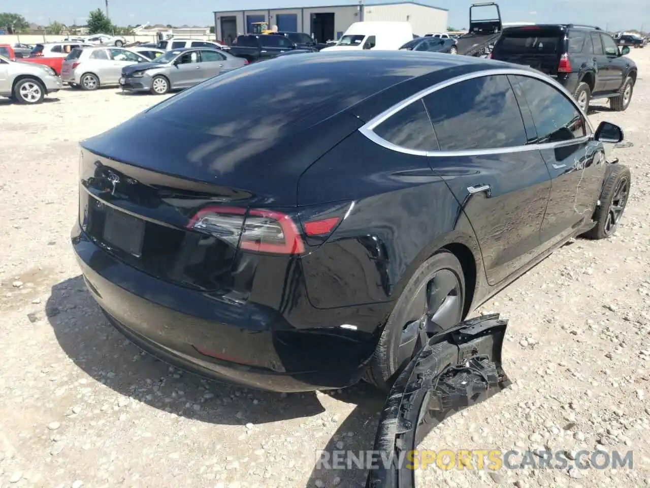 4 Photograph of a damaged car 5YJ3E1EAXLF662017 TESLA MODEL 3 2020