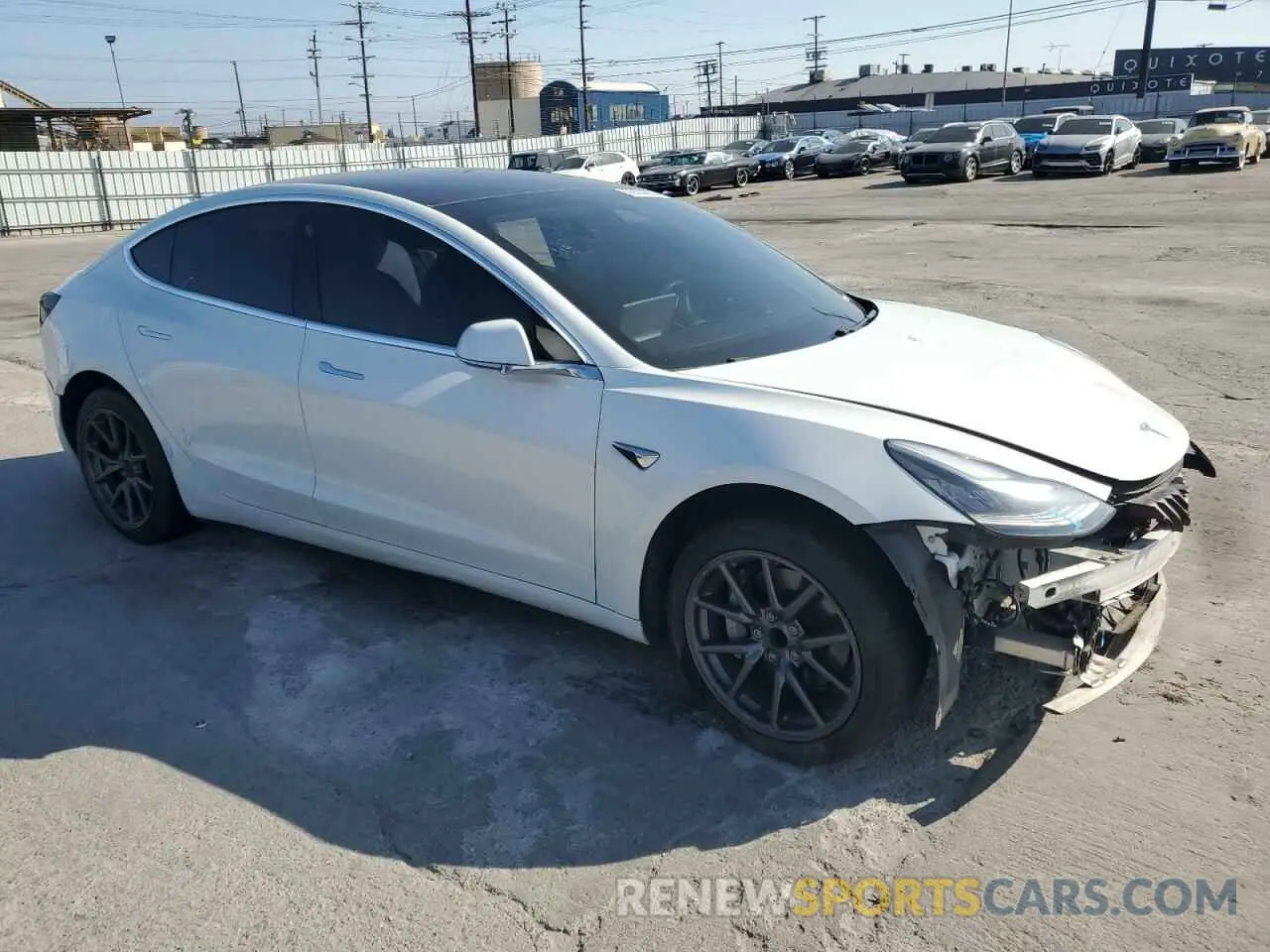 4 Photograph of a damaged car 5YJ3E1EAXLF706243 TESLA MODEL 3 2020