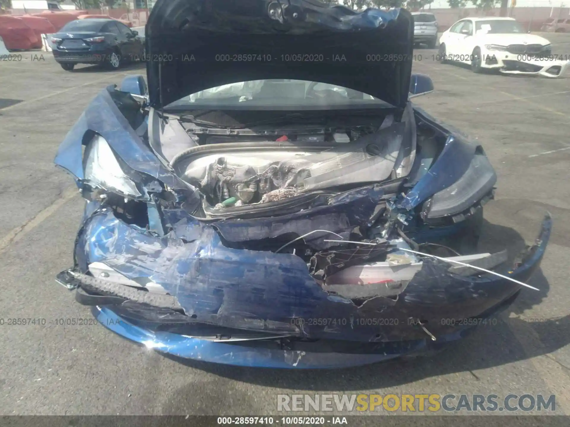 6 Photograph of a damaged car 5YJ3E1EAXLF709787 TESLA MODEL 3 2020