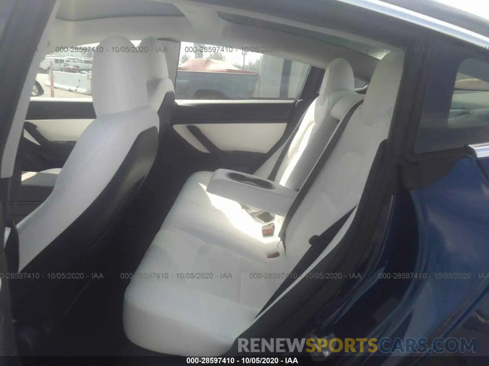 8 Photograph of a damaged car 5YJ3E1EAXLF709787 TESLA MODEL 3 2020