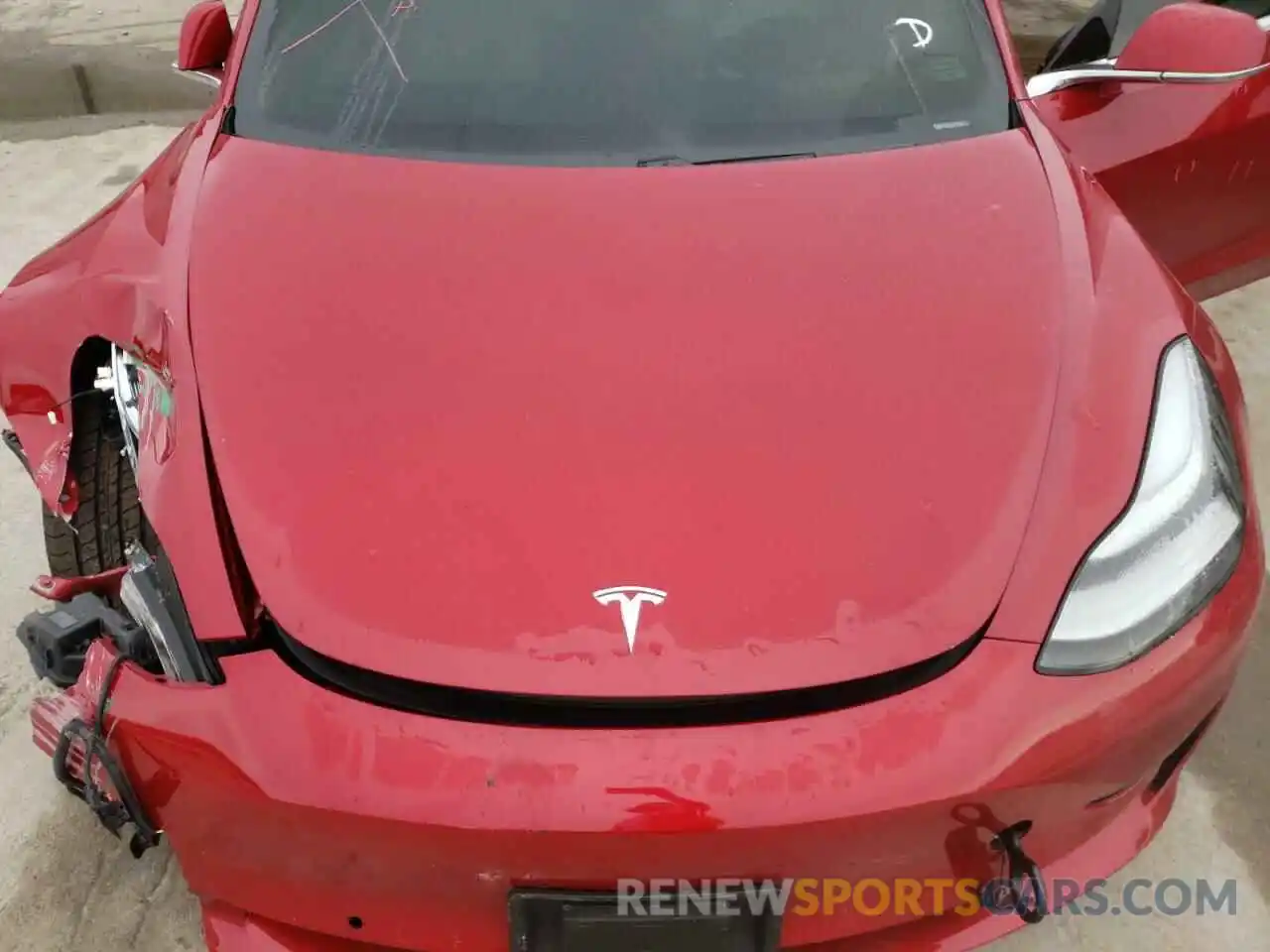 7 Photograph of a damaged car 5YJ3E1EAXLF710230 TESLA MODEL 3 2020