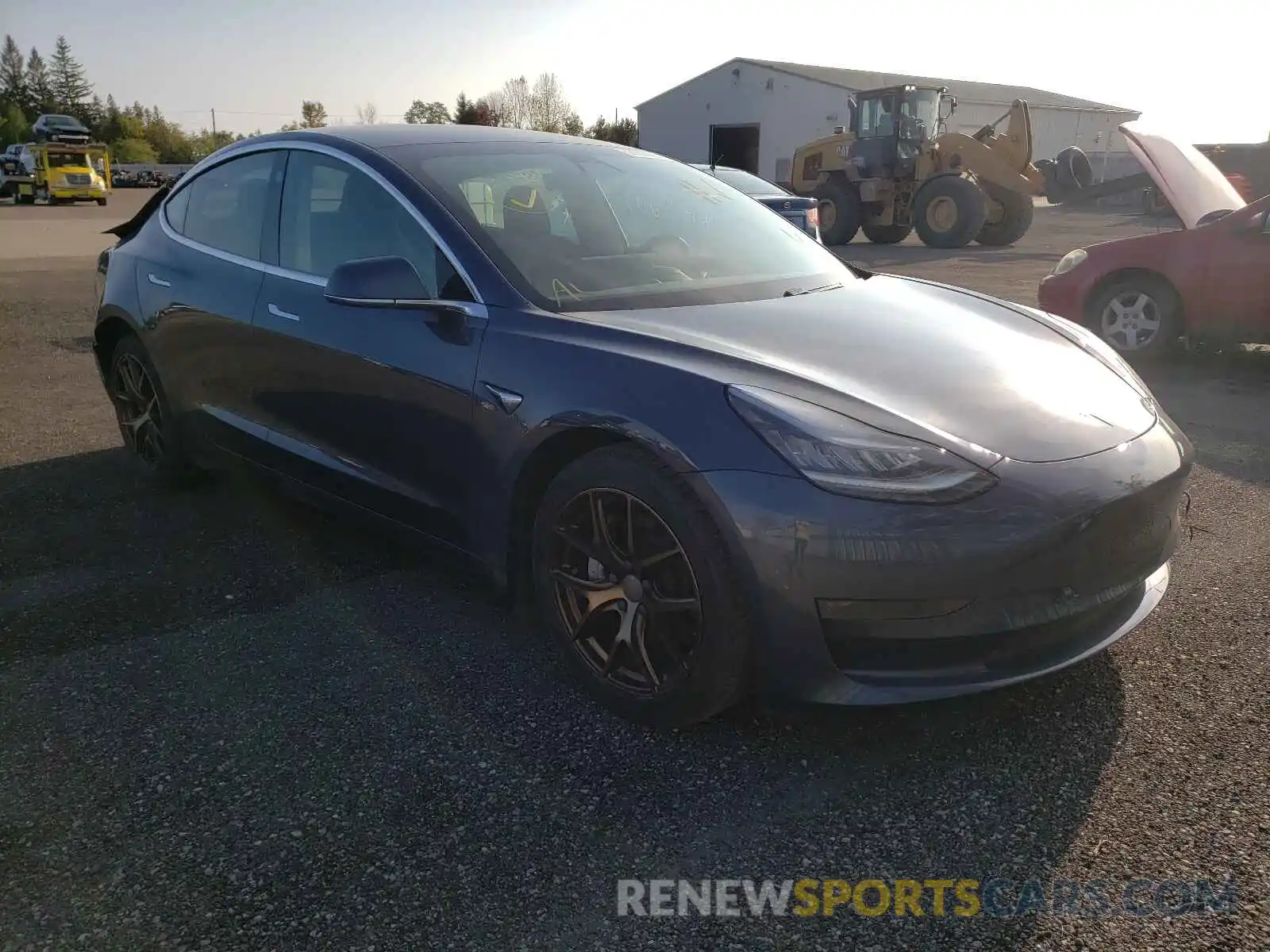 1 Photograph of a damaged car 5YJ3E1EAXLF733779 TESLA MODEL 3 2020