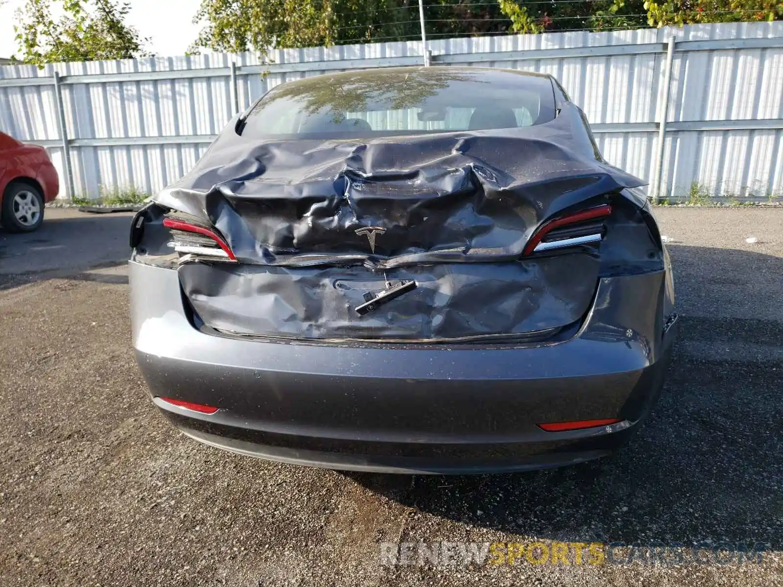 9 Photograph of a damaged car 5YJ3E1EAXLF733779 TESLA MODEL 3 2020