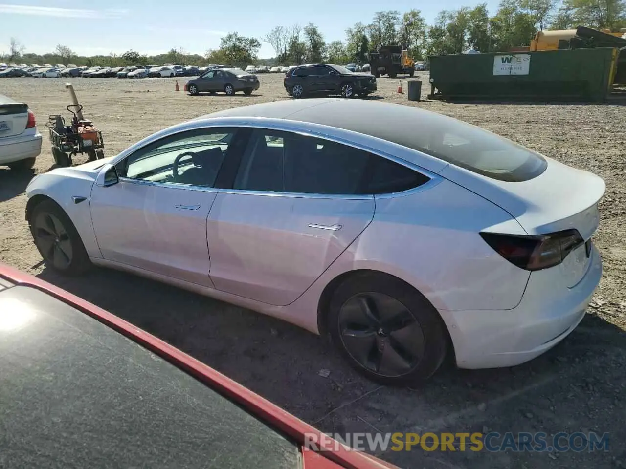 2 Photograph of a damaged car 5YJ3E1EAXLF736973 TESLA MODEL 3 2020