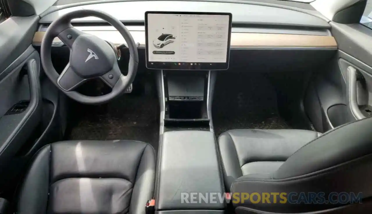 8 Photograph of a damaged car 5YJ3E1EAXLF737654 TESLA MODEL 3 2020