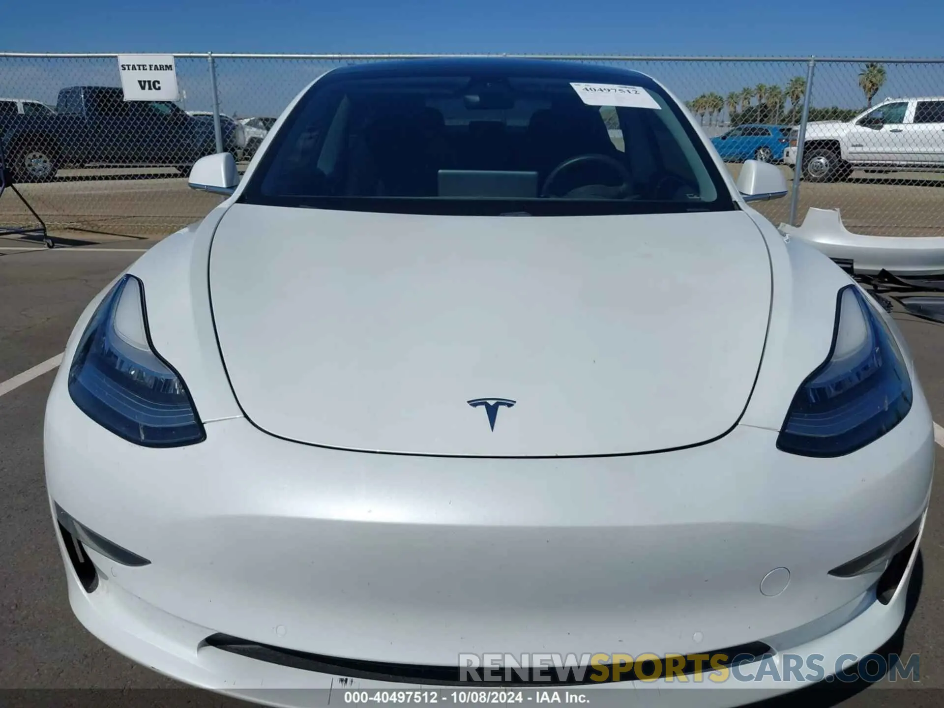 13 Photograph of a damaged car 5YJ3E1EAXLF740070 TESLA MODEL 3 2020