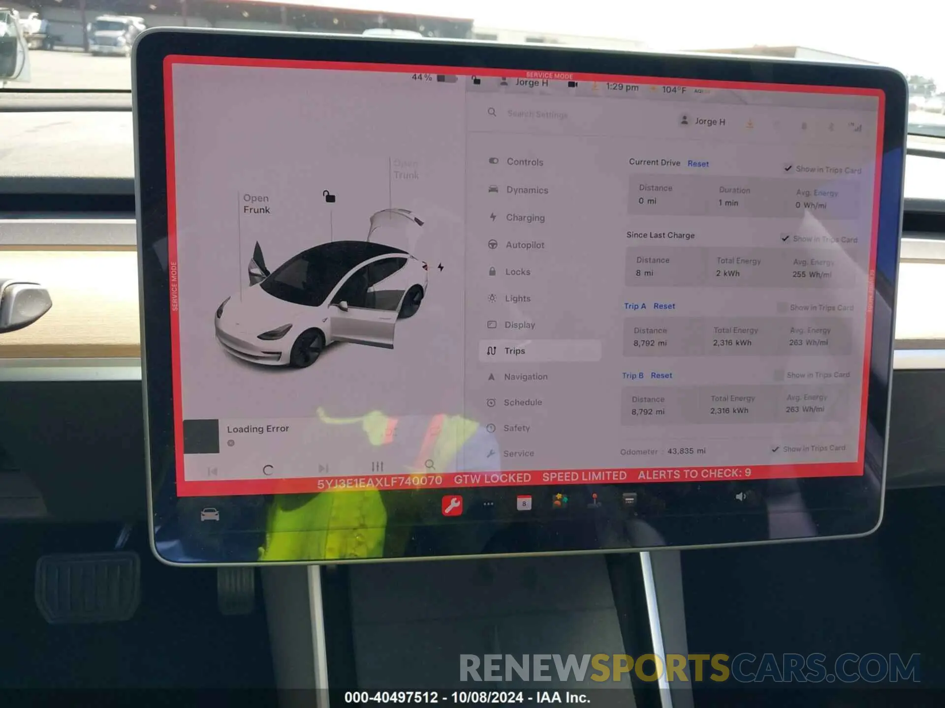 19 Photograph of a damaged car 5YJ3E1EAXLF740070 TESLA MODEL 3 2020