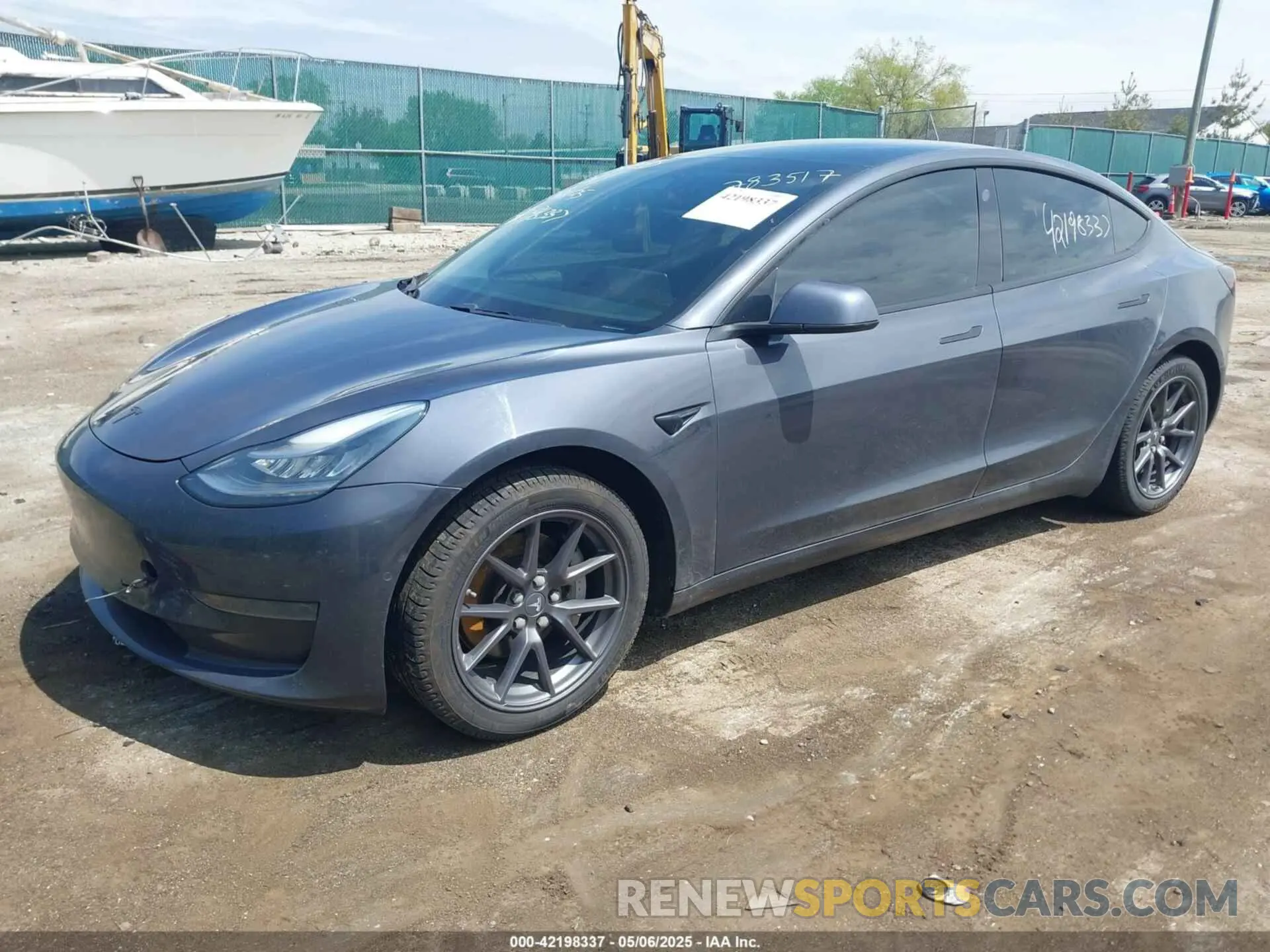 2 Photograph of a damaged car 5YJ3E1EAXLF783517 TESLA MODEL 3 2020