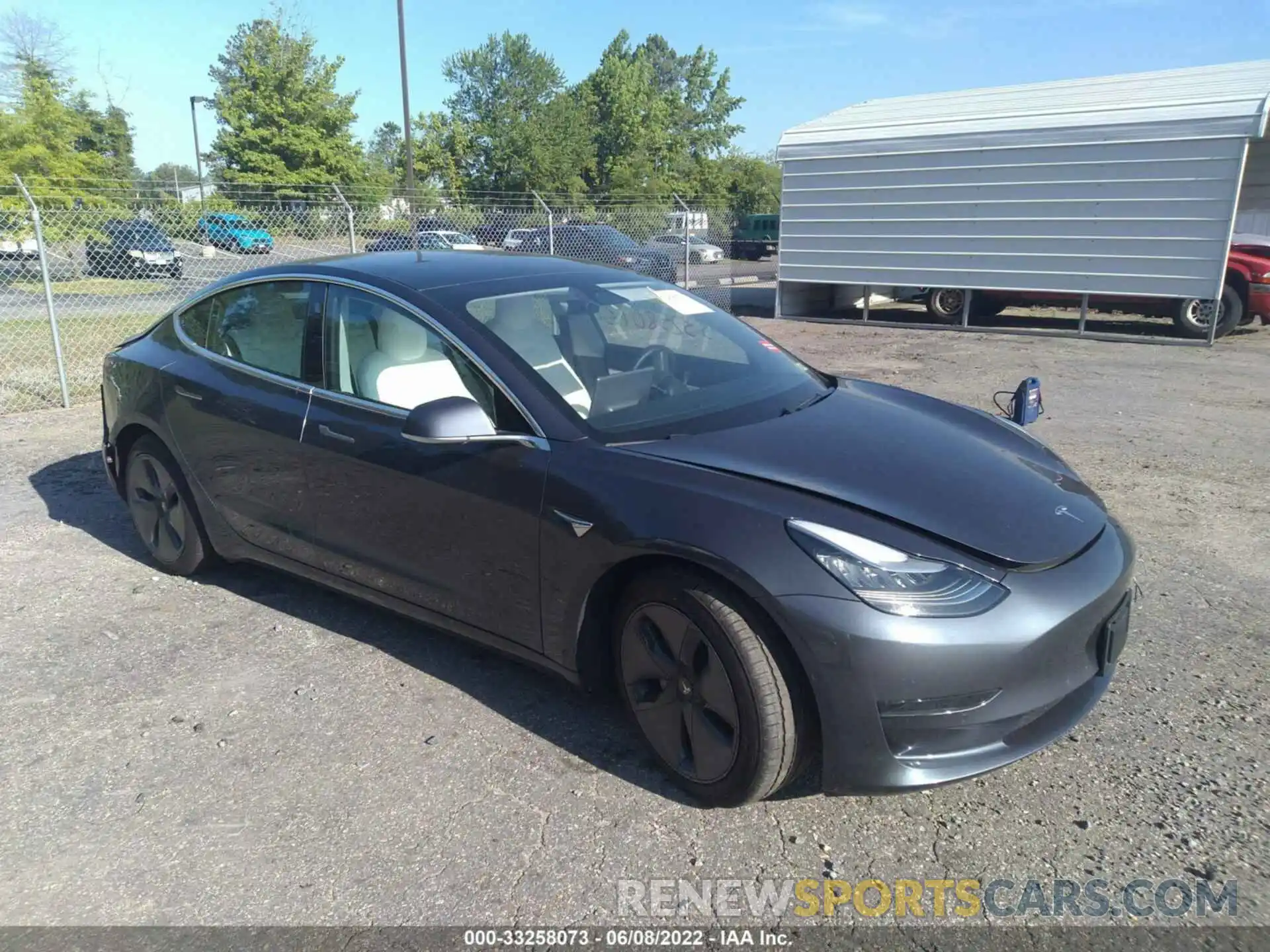 1 Photograph of a damaged car 5YJ3E1EAXLF785820 TESLA MODEL 3 2020