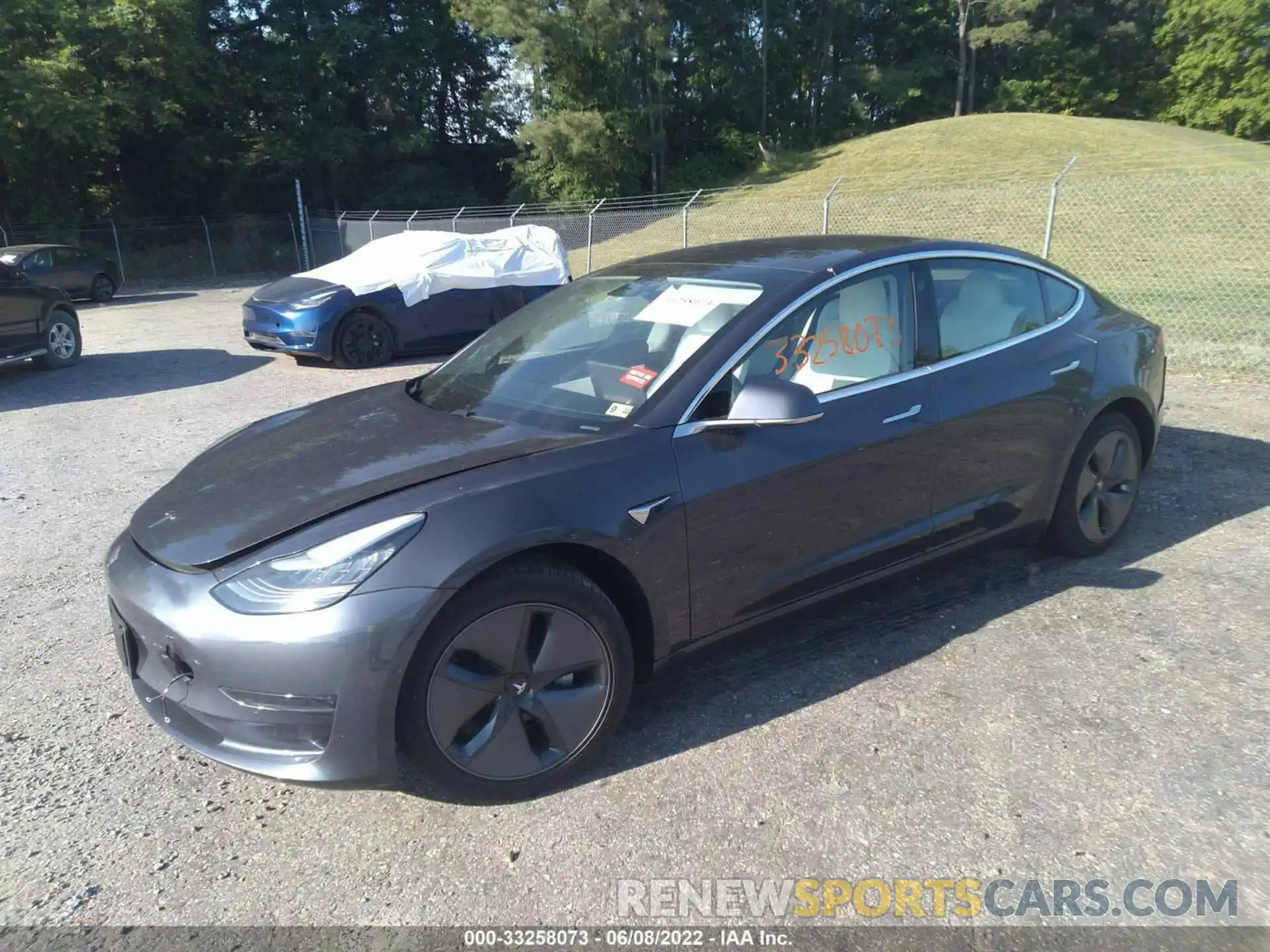 2 Photograph of a damaged car 5YJ3E1EAXLF785820 TESLA MODEL 3 2020