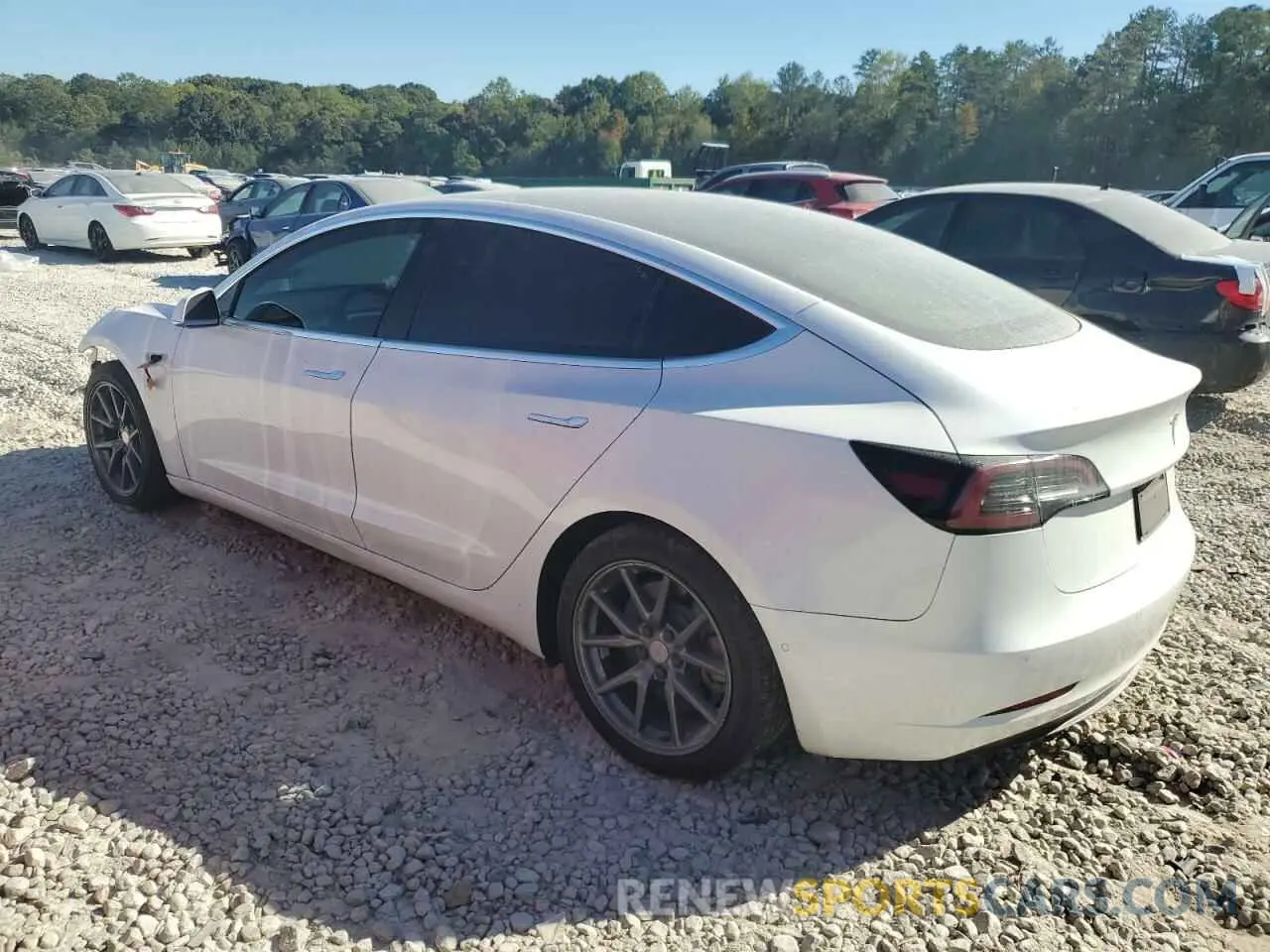 2 Photograph of a damaged car 5YJ3E1EAXLF792833 TESLA MODEL 3 2020