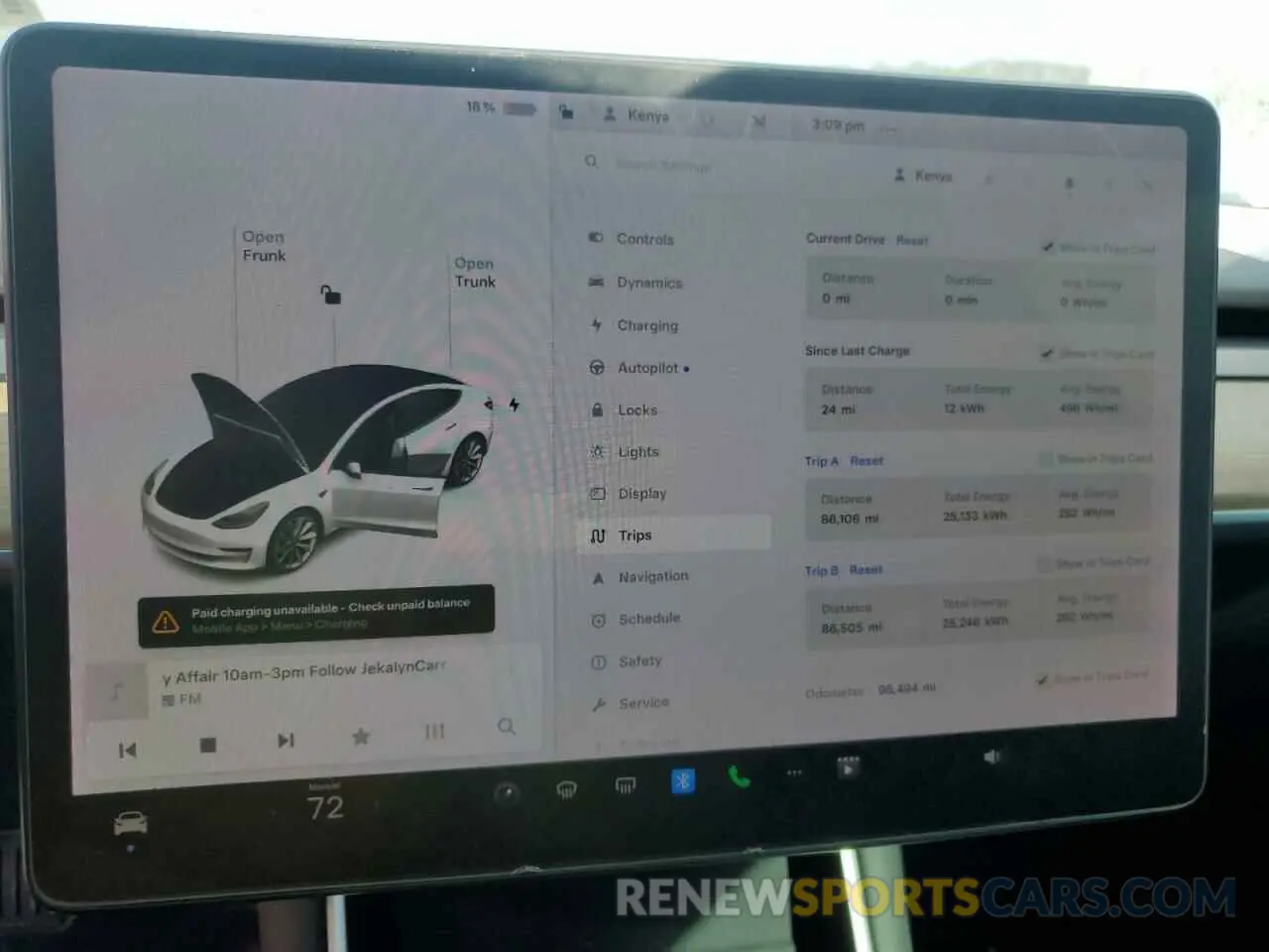 9 Photograph of a damaged car 5YJ3E1EAXLF792833 TESLA MODEL 3 2020