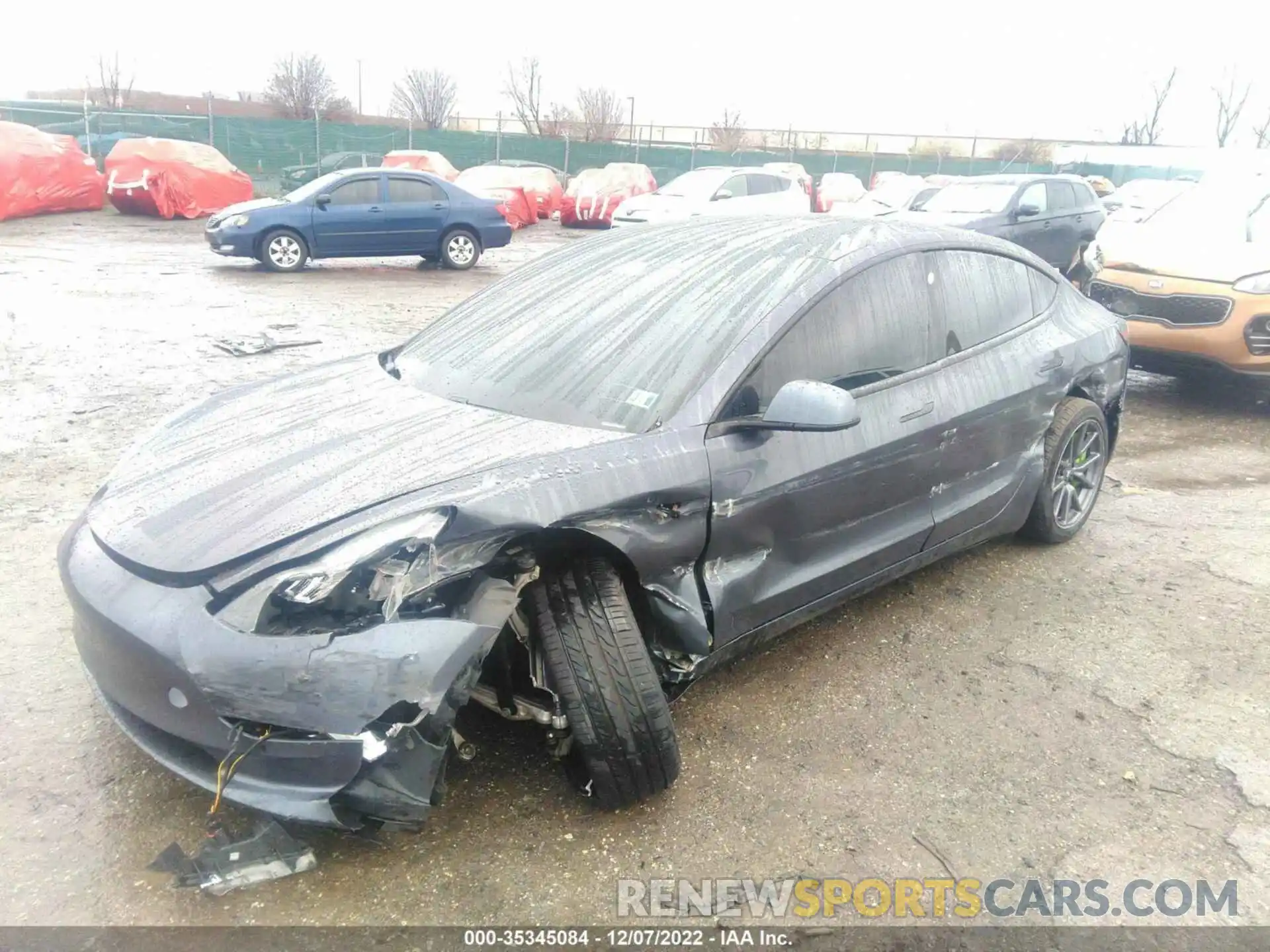 2 Photograph of a damaged car 5YJ3E1EAXLF799118 TESLA MODEL 3 2020