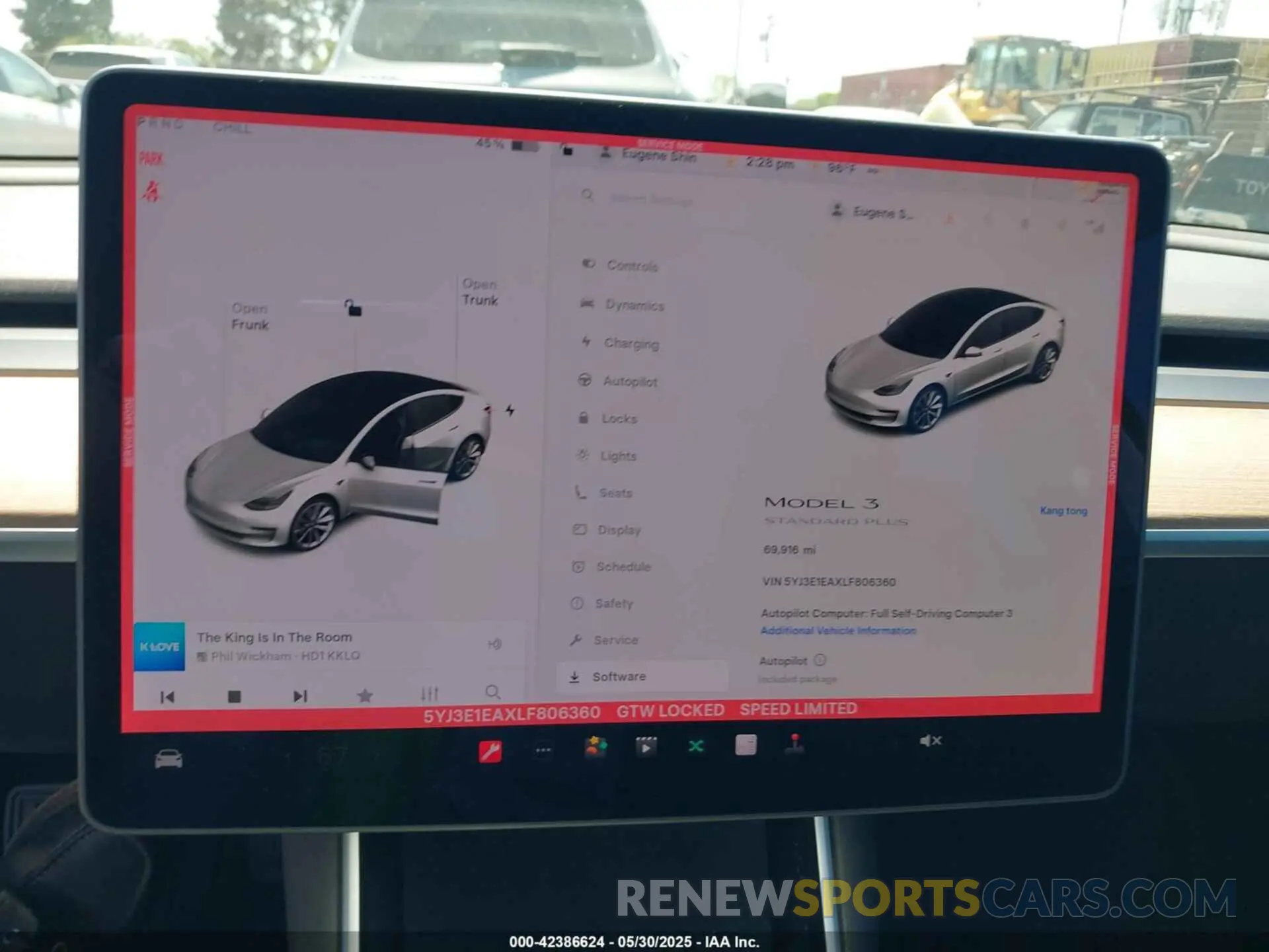 18 Photograph of a damaged car 5YJ3E1EAXLF806360 TESLA MODEL 3 2020