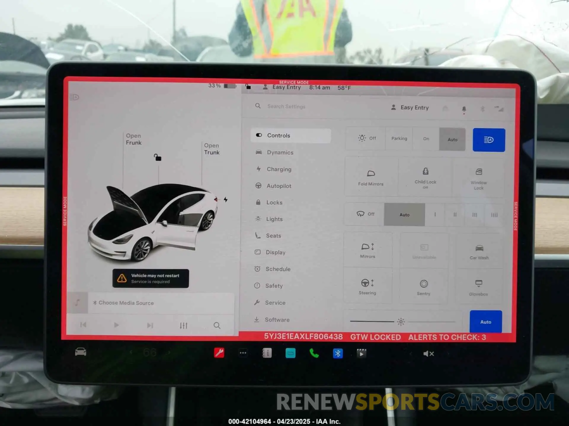 17 Photograph of a damaged car 5YJ3E1EAXLF806438 TESLA MODEL 3 2020