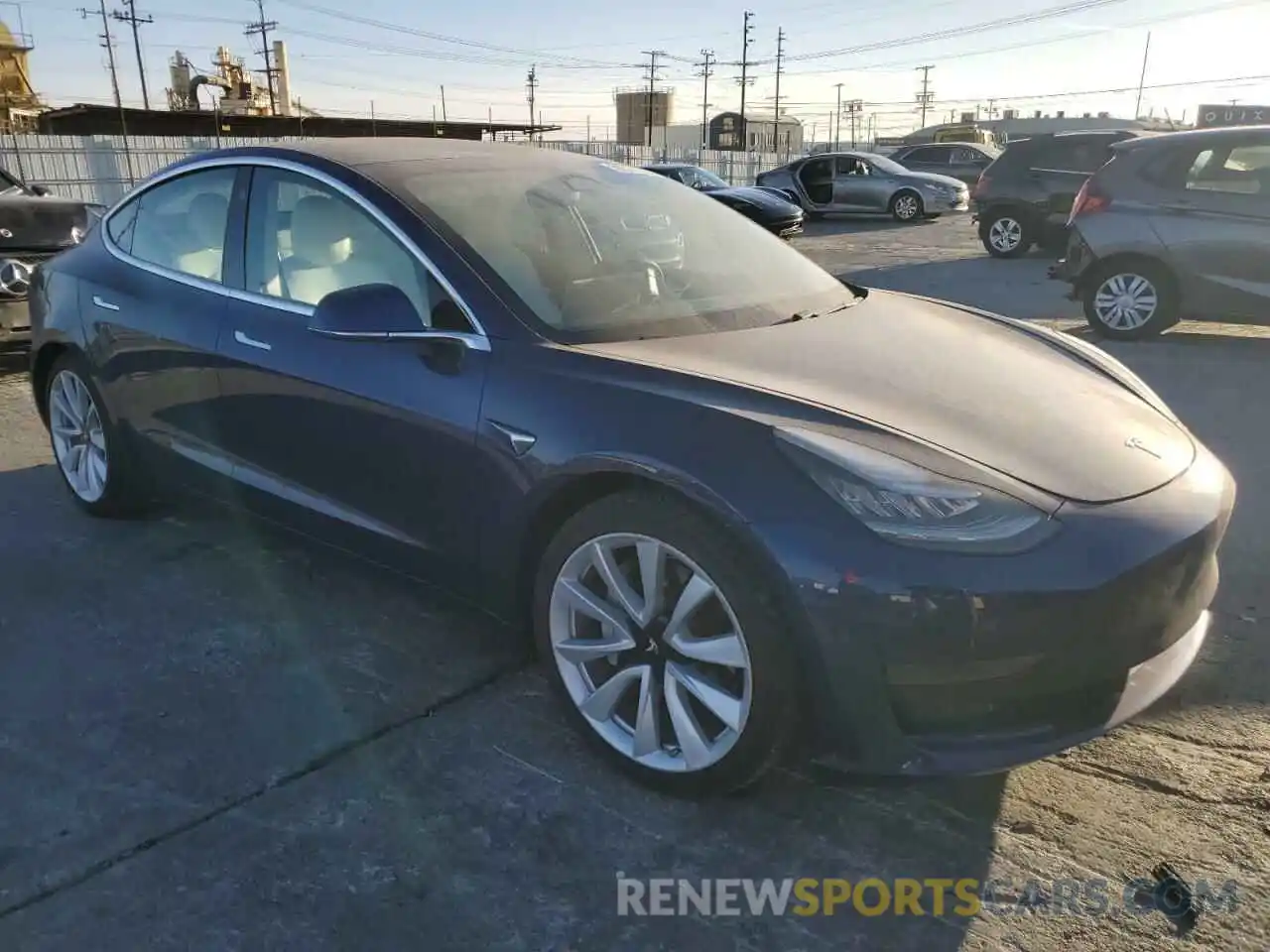 4 Photograph of a damaged car 5YJ3E1EAXLF806617 TESLA MODEL 3 2020