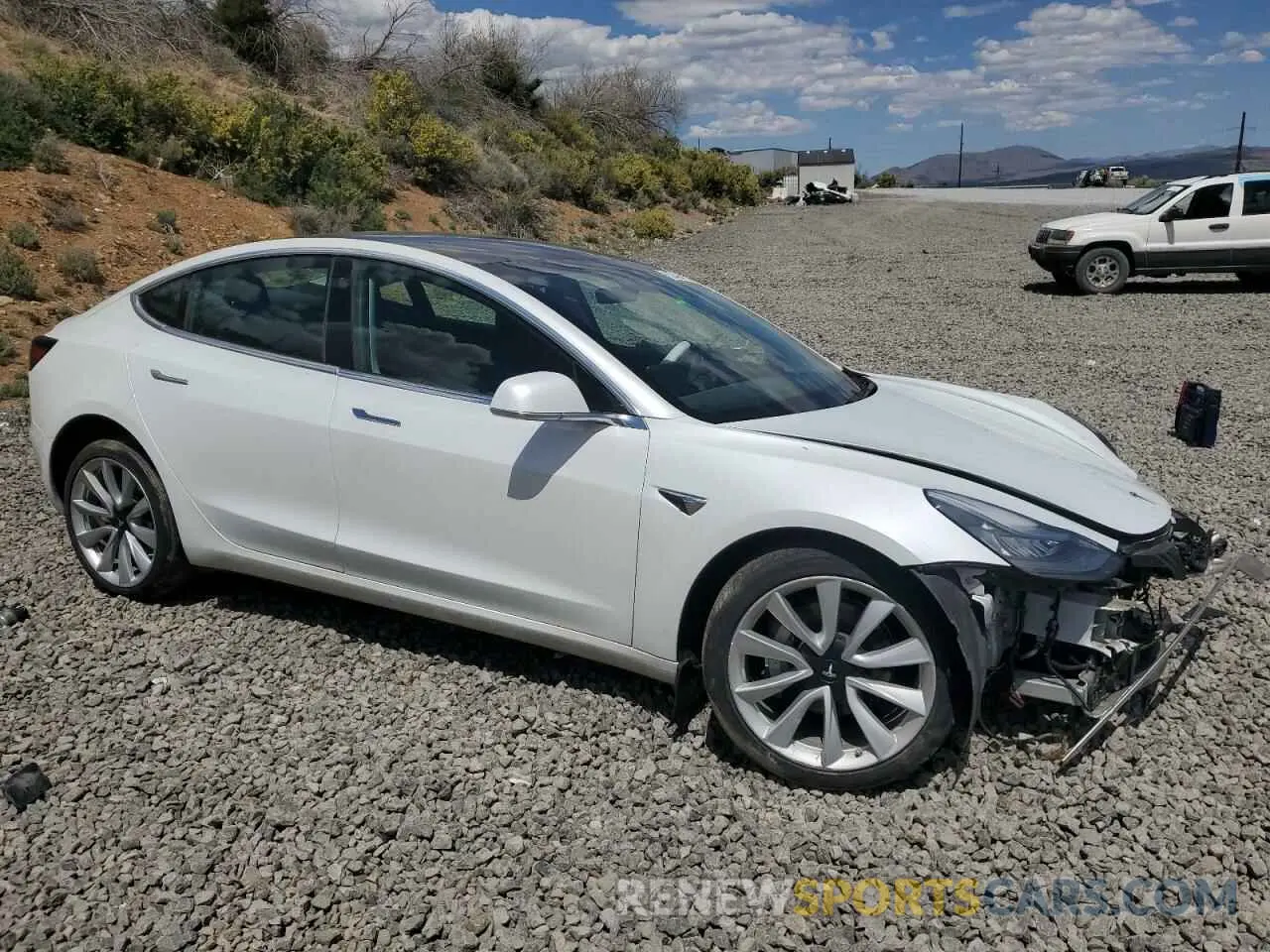4 Photograph of a damaged car 5YJ3E1EB0LF512250 TESLA MODEL 3 2020