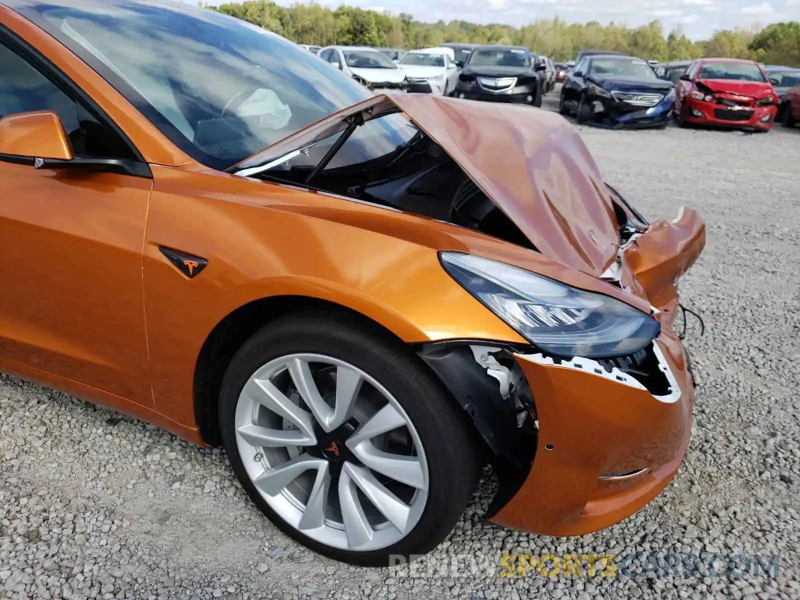 9 Photograph of a damaged car 5YJ3E1EB0LF513723 TESLA MODEL 3 2020