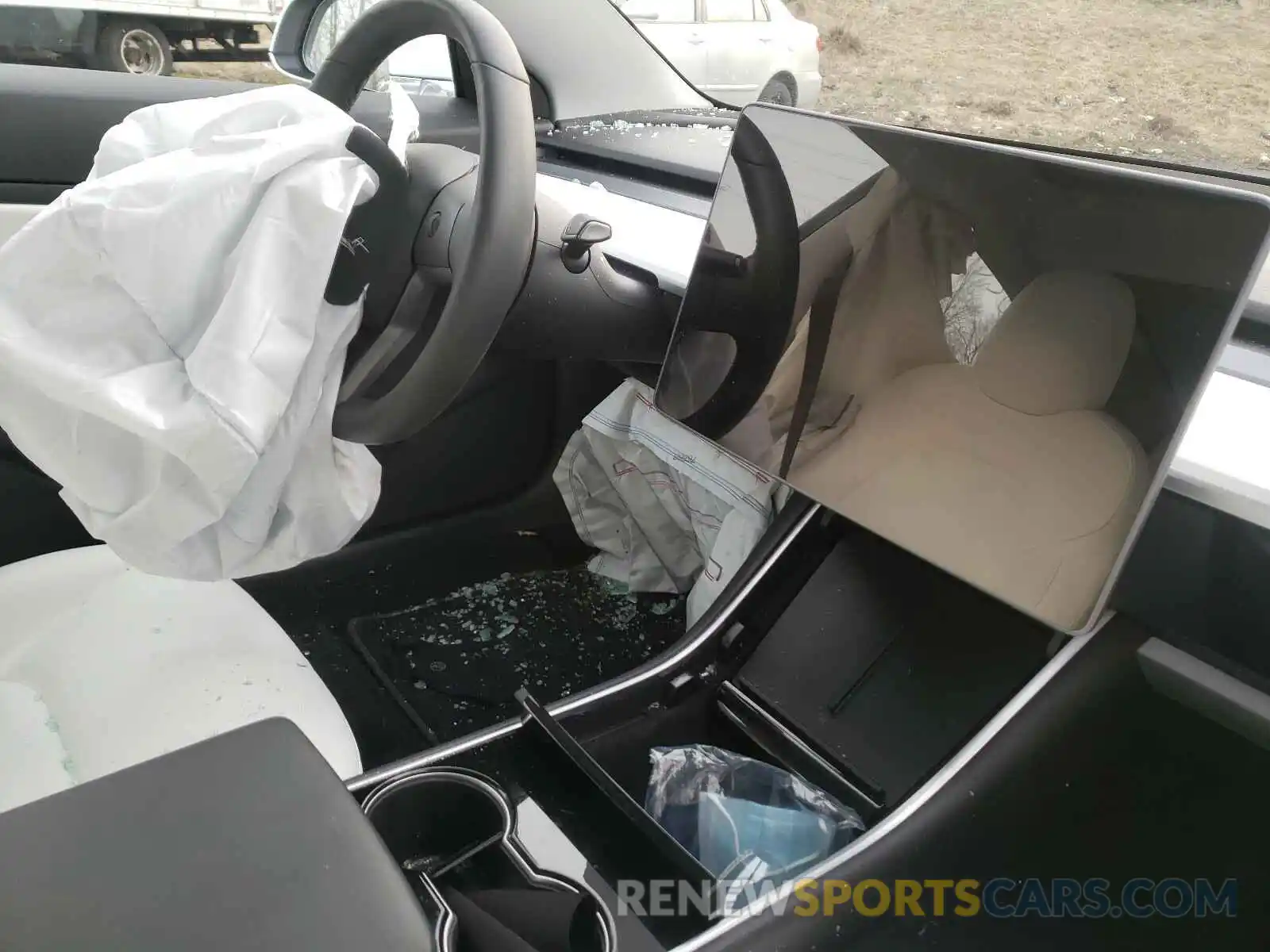 8 Photograph of a damaged car 5YJ3E1EB0LF606998 TESLA MODEL 3 2020