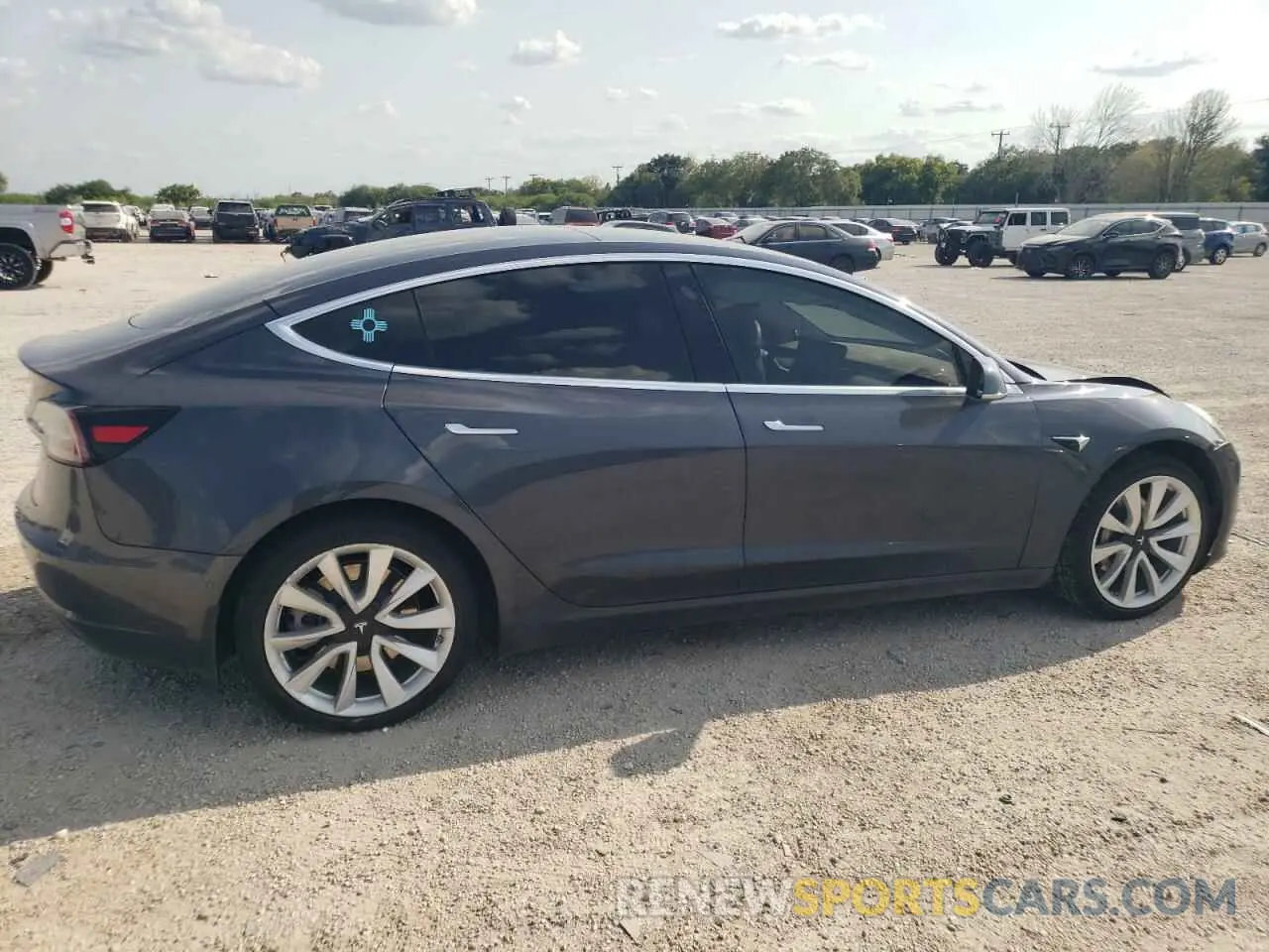 3 Photograph of a damaged car 5YJ3E1EB0LF619864 TESLA MODEL 3 2020