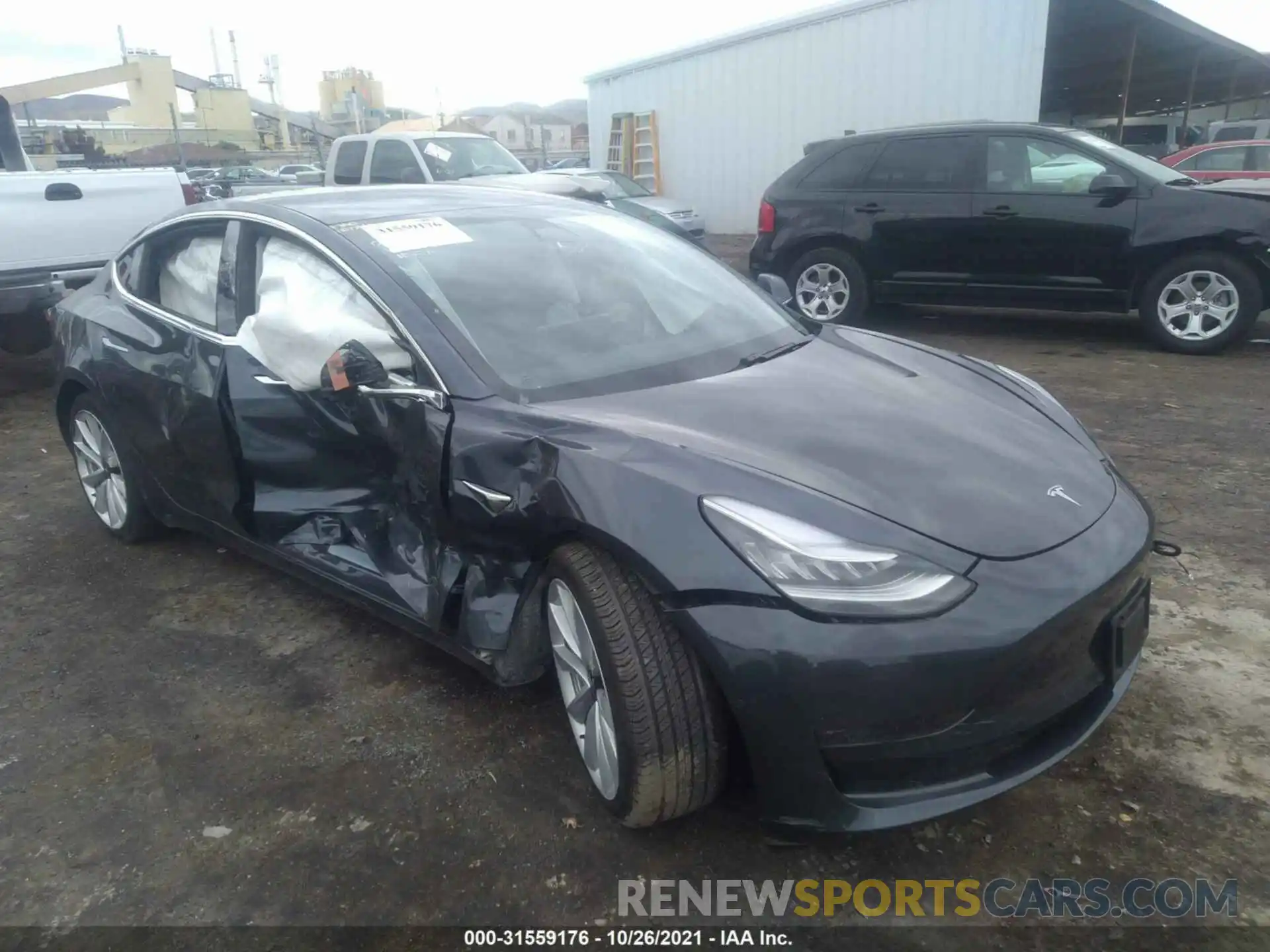 6 Photograph of a damaged car 5YJ3E1EB0LF620268 TESLA MODEL 3 2020