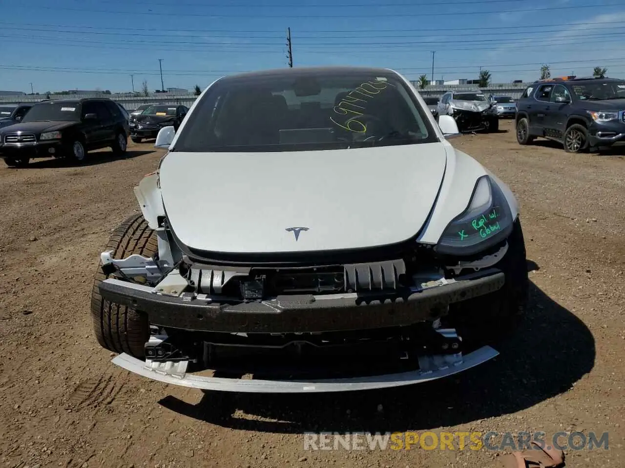 5 Photograph of a damaged car 5YJ3E1EB0LF620951 TESLA MODEL 3 2020