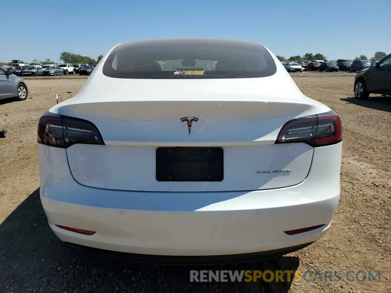6 Photograph of a damaged car 5YJ3E1EB0LF620951 TESLA MODEL 3 2020