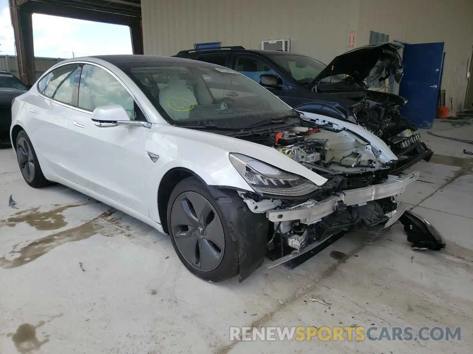 1 Photograph of a damaged car 5YJ3E1EB0LF622067 TESLA MODEL 3 2020