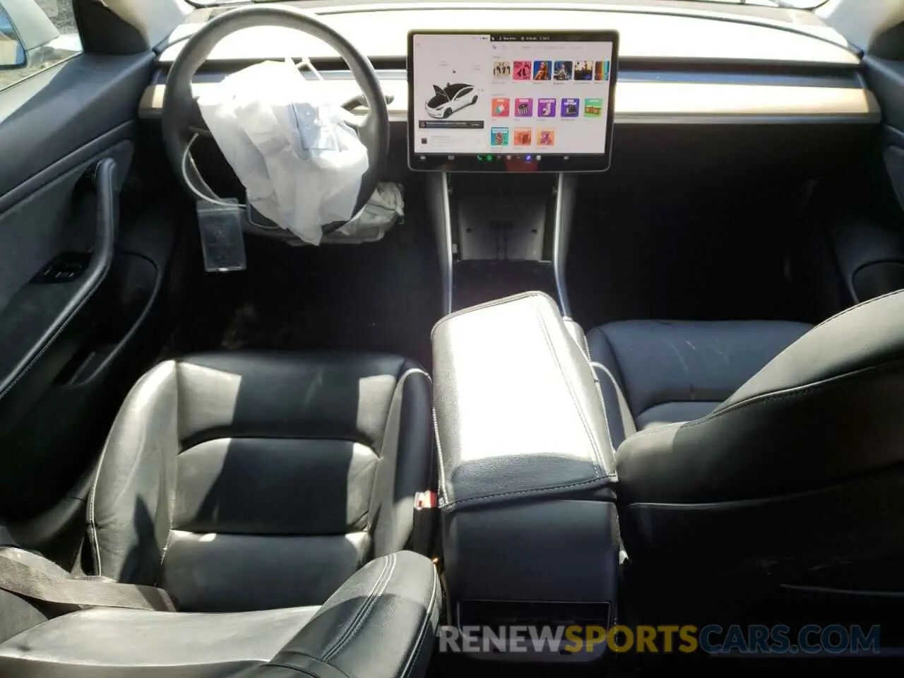 8 Photograph of a damaged car 5YJ3E1EB0LF628130 TESLA MODEL 3 2020
