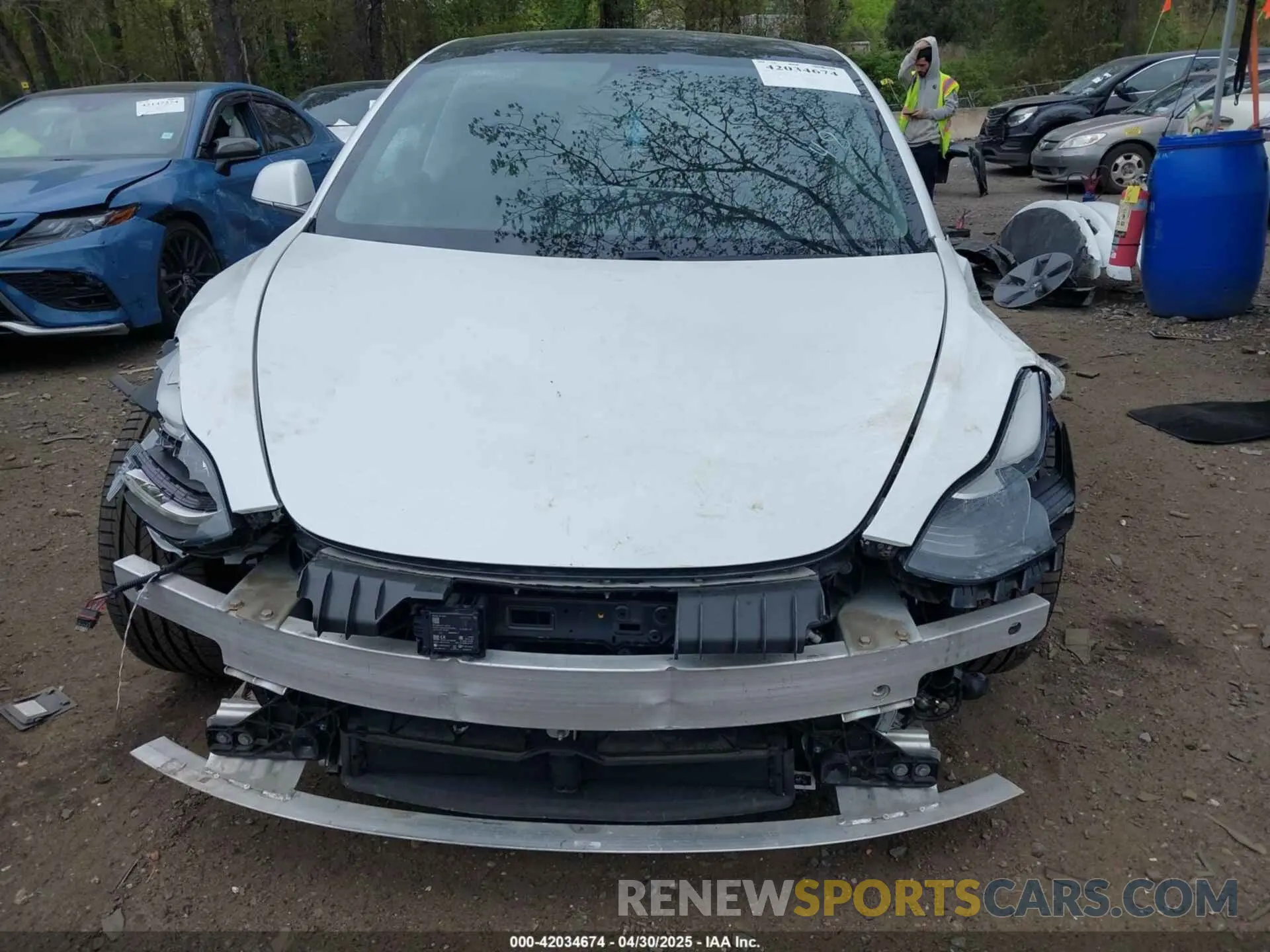 13 Photograph of a damaged car 5YJ3E1EB0LF637491 TESLA MODEL 3 2020