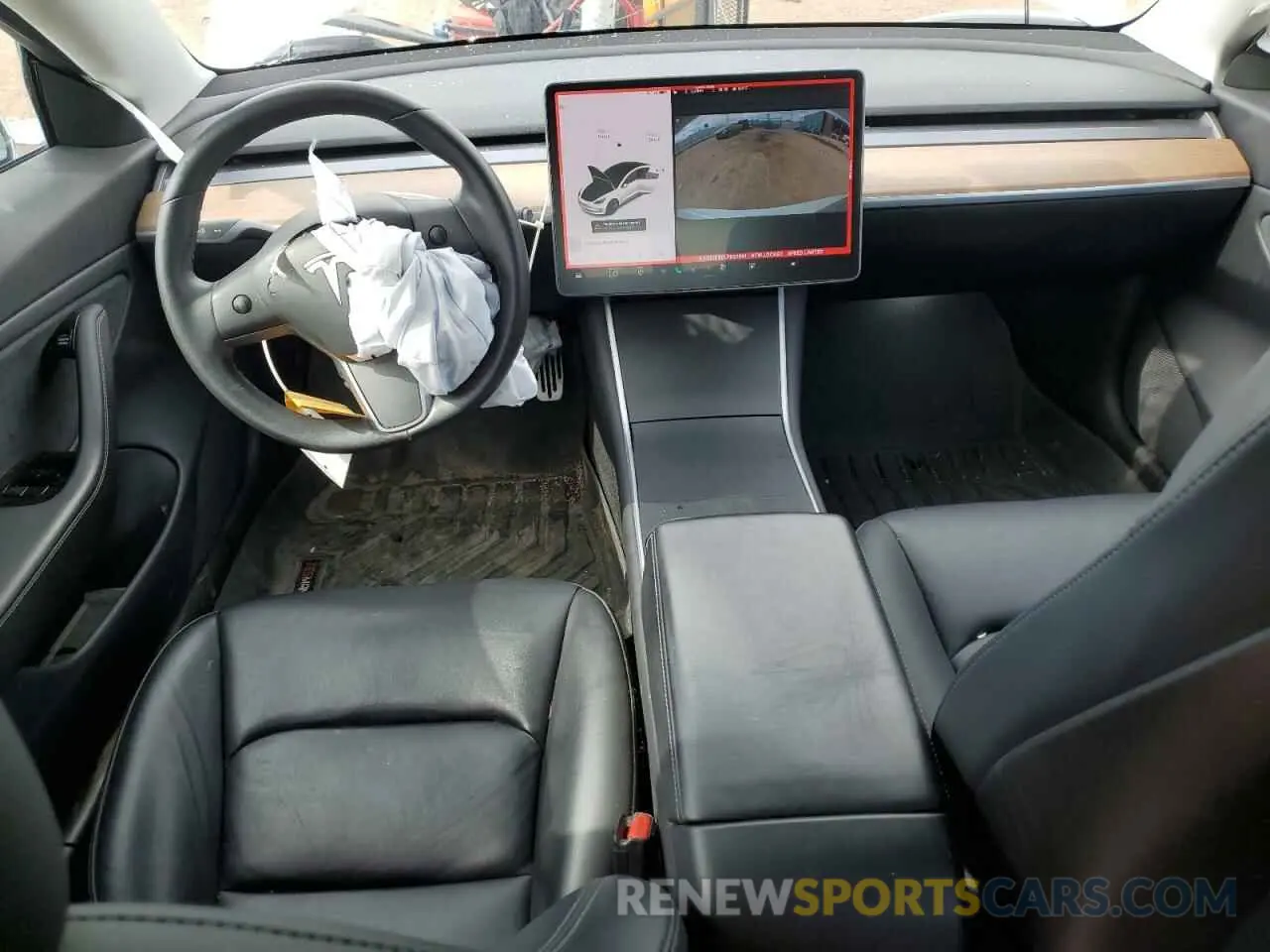 8 Photograph of a damaged car 5YJ3E1EB0LF637541 TESLA MODEL 3 2020