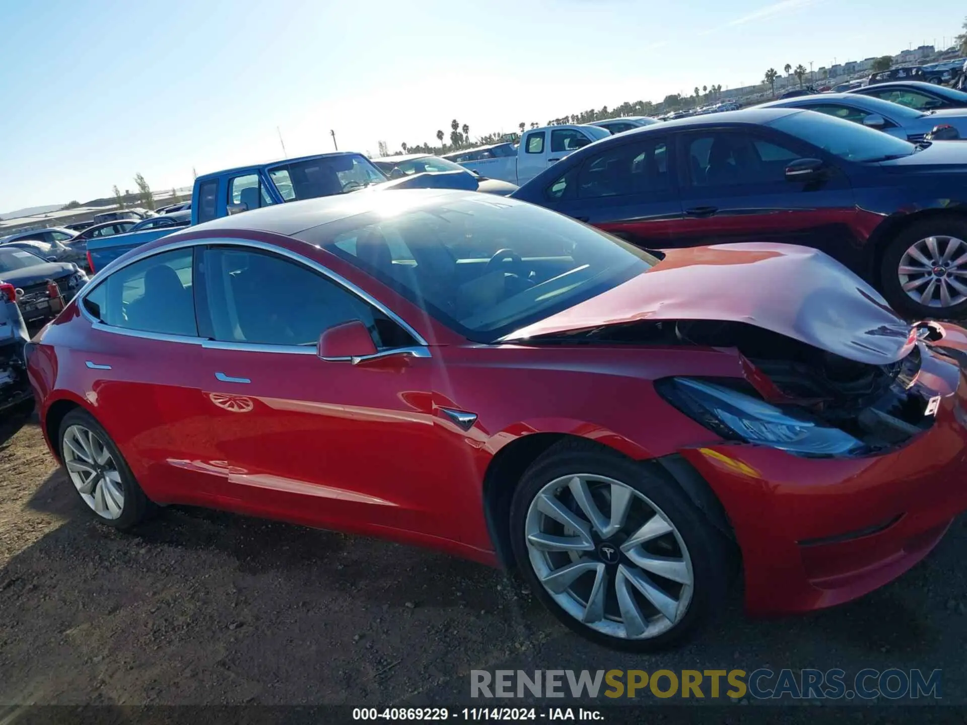 13 Photograph of a damaged car 5YJ3E1EB0LF638432 TESLA MODEL 3 2020