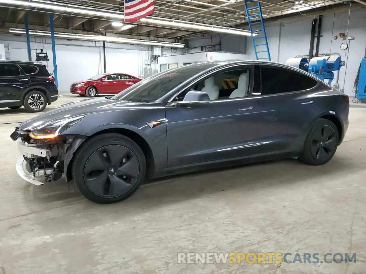 1 Photograph of a damaged car 5YJ3E1EB0LF640052 TESLA MODEL 3 2020