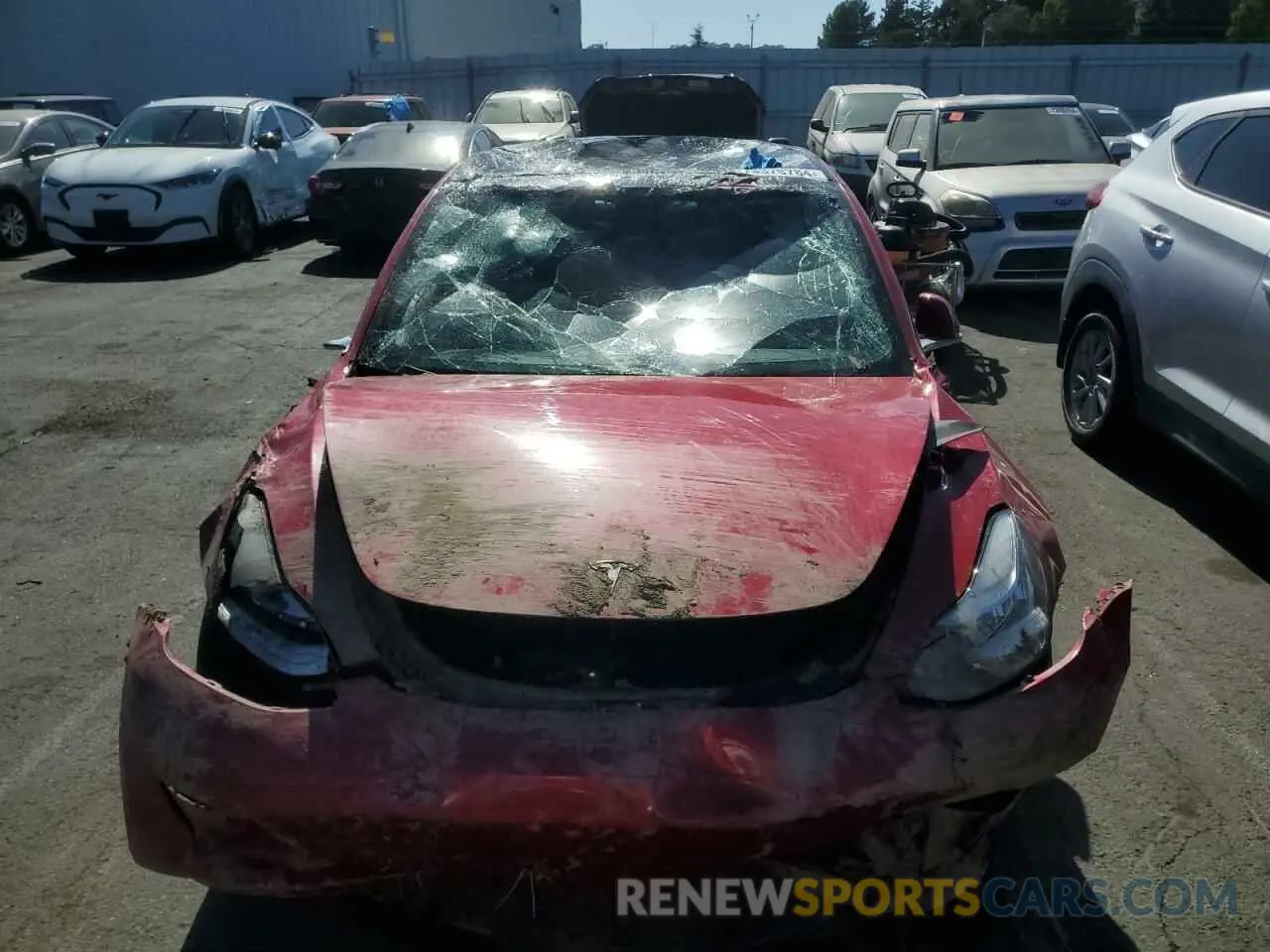5 Photograph of a damaged car 5YJ3E1EB0LF664366 TESLA MODEL 3 2020