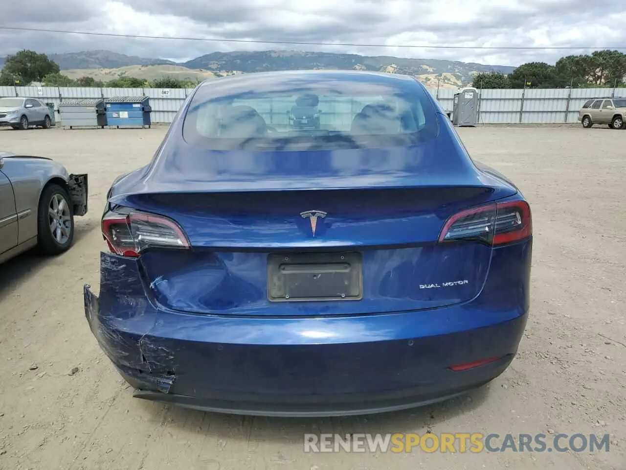 6 Photograph of a damaged car 5YJ3E1EB0LF667221 TESLA MODEL 3 2020