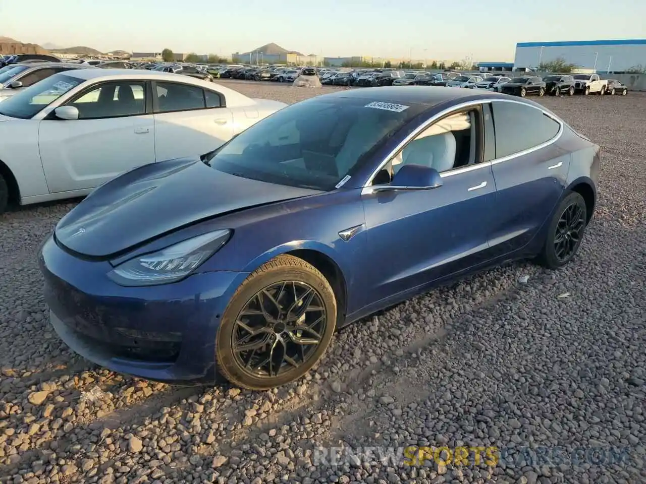 1 Photograph of a damaged car 5YJ3E1EB0LF668434 TESLA MODEL 3 2020