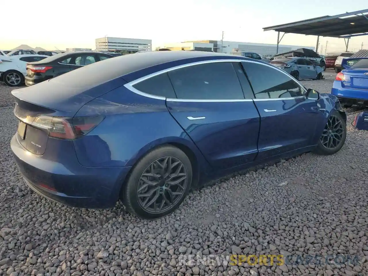 3 Photograph of a damaged car 5YJ3E1EB0LF668434 TESLA MODEL 3 2020