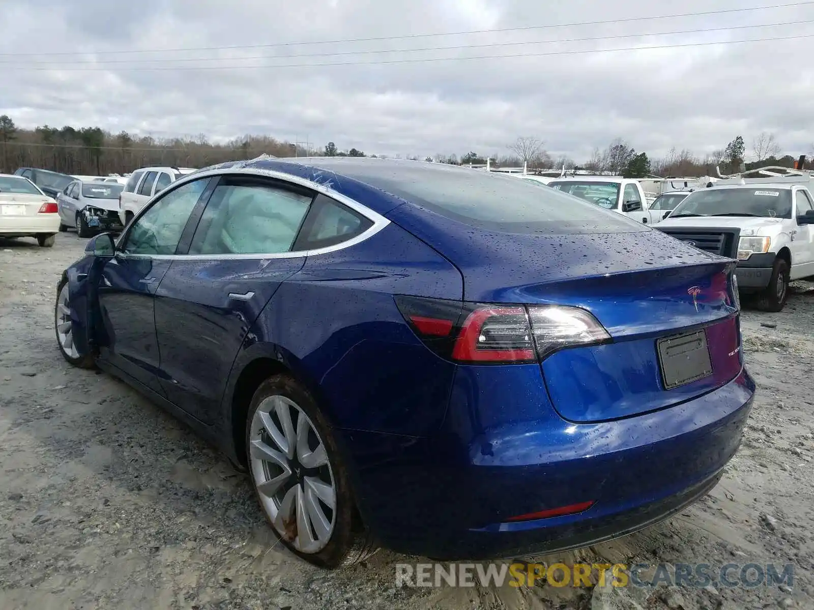 3 Photograph of a damaged car 5YJ3E1EB0LF712187 TESLA MODEL 3 2020