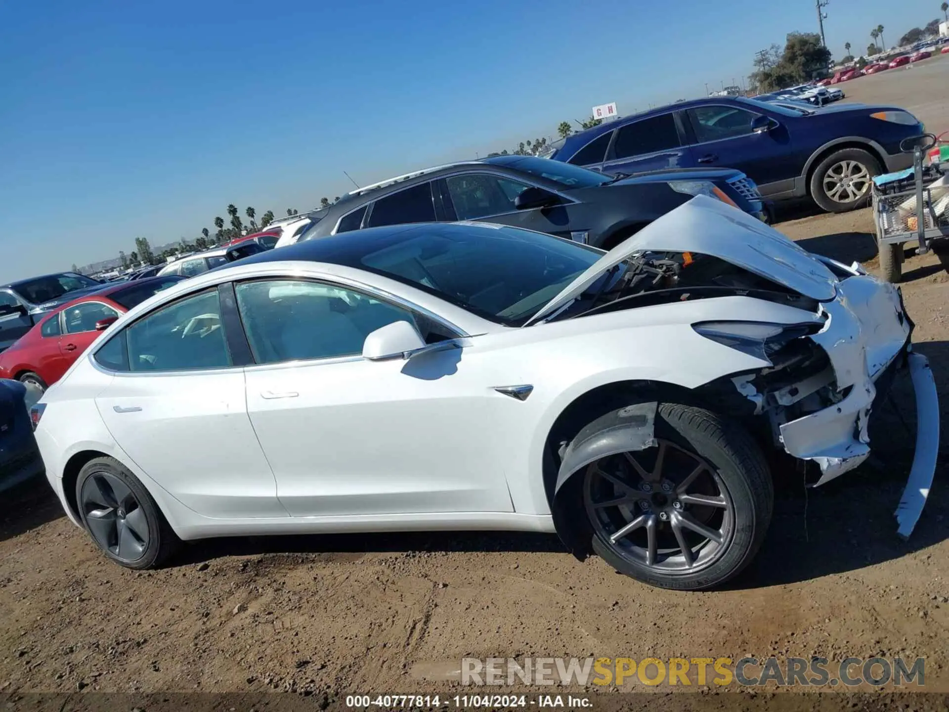 12 Photograph of a damaged car 5YJ3E1EB0LF720144 TESLA MODEL 3 2020