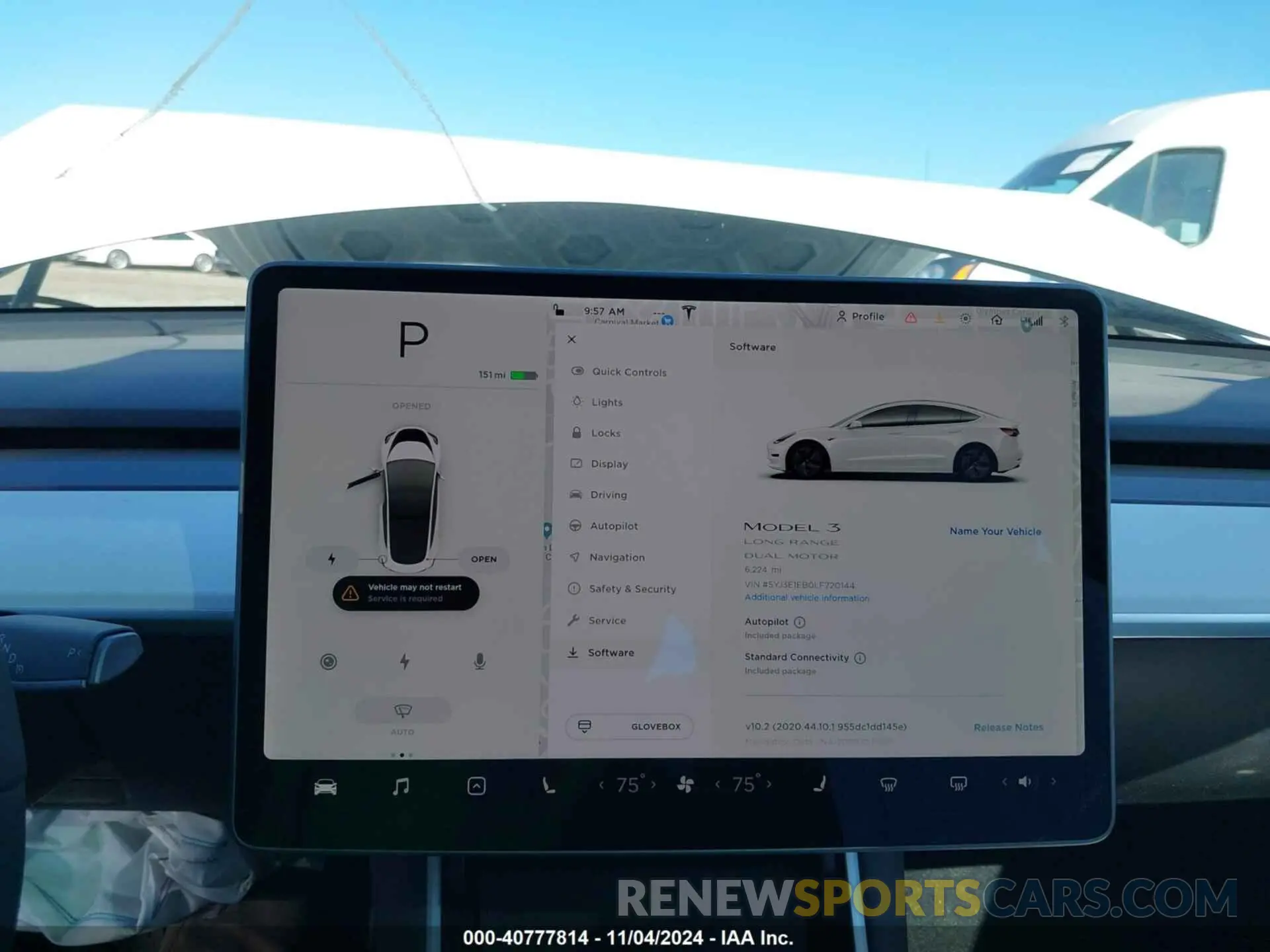 17 Photograph of a damaged car 5YJ3E1EB0LF720144 TESLA MODEL 3 2020