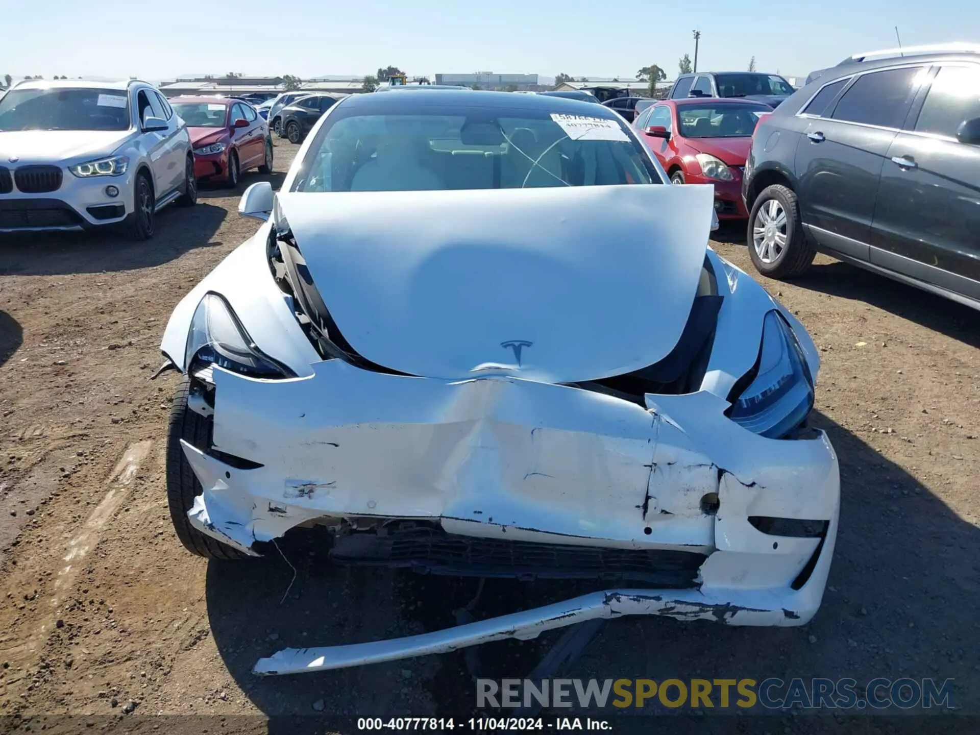 6 Photograph of a damaged car 5YJ3E1EB0LF720144 TESLA MODEL 3 2020
