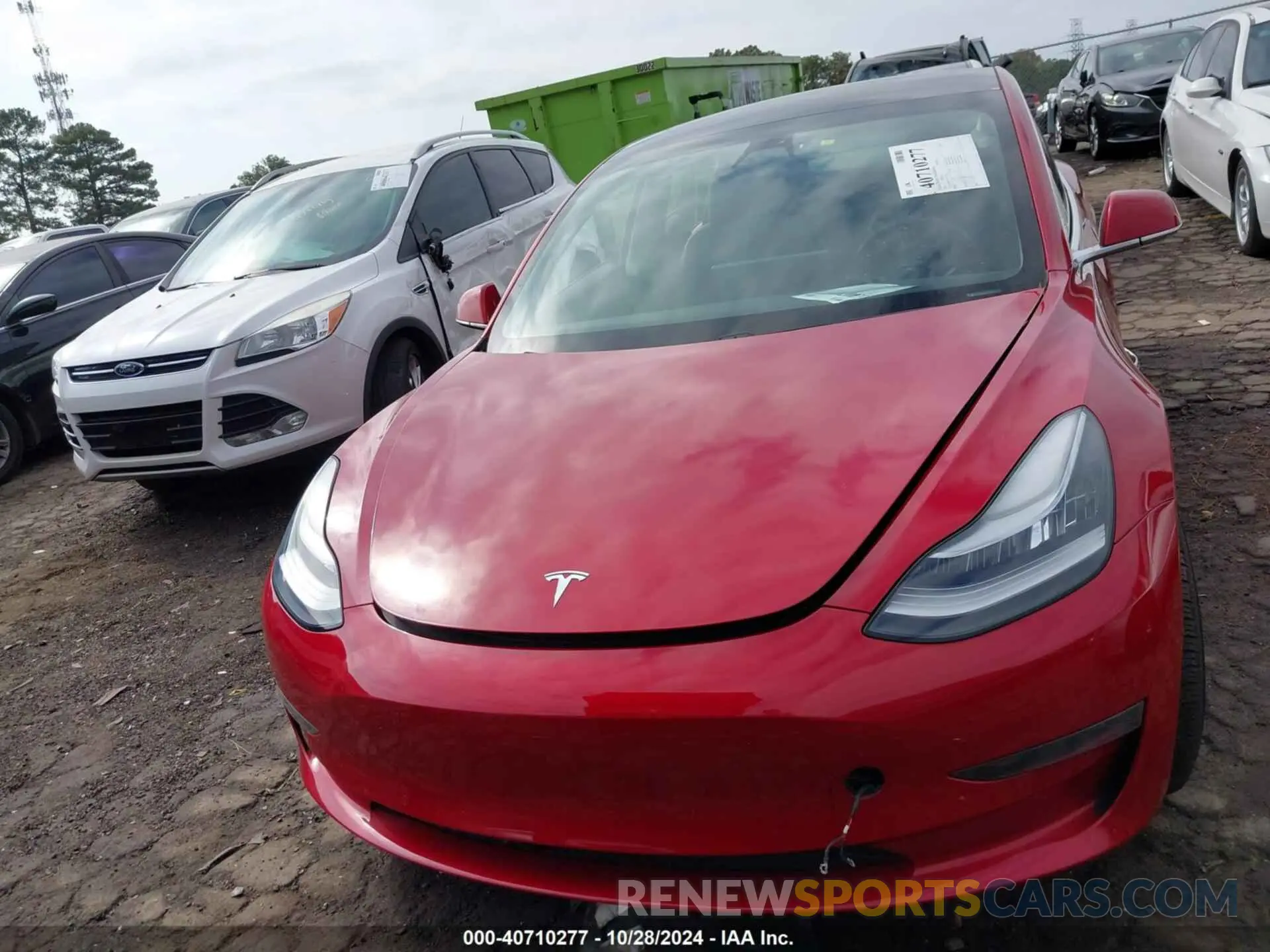 11 Photograph of a damaged car 5YJ3E1EB0LF735632 TESLA MODEL 3 2020