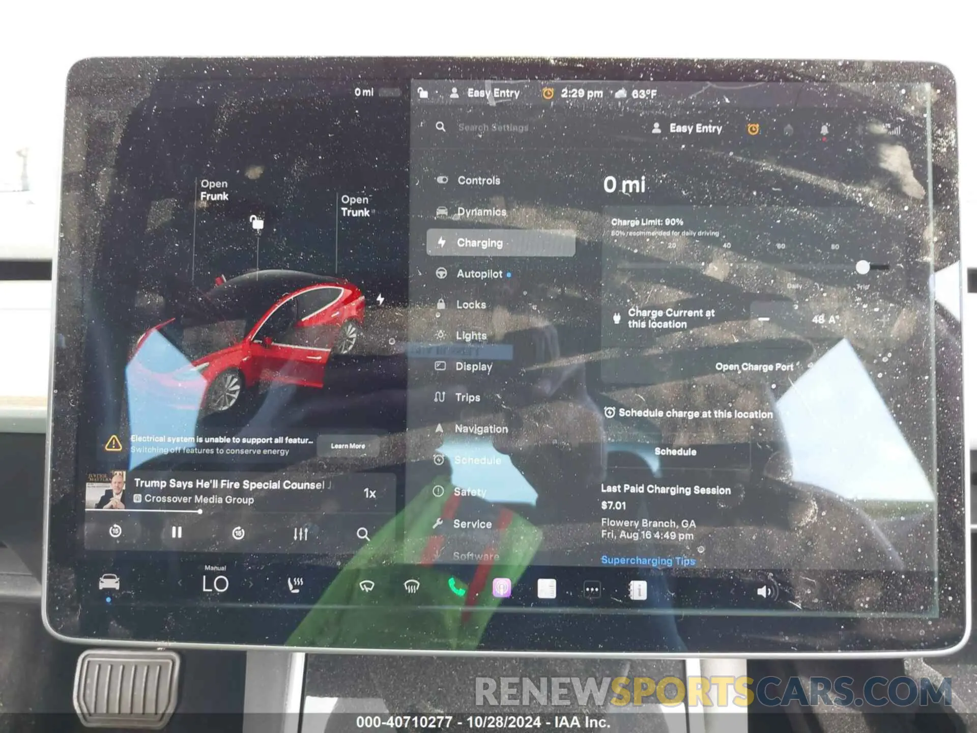 16 Photograph of a damaged car 5YJ3E1EB0LF735632 TESLA MODEL 3 2020