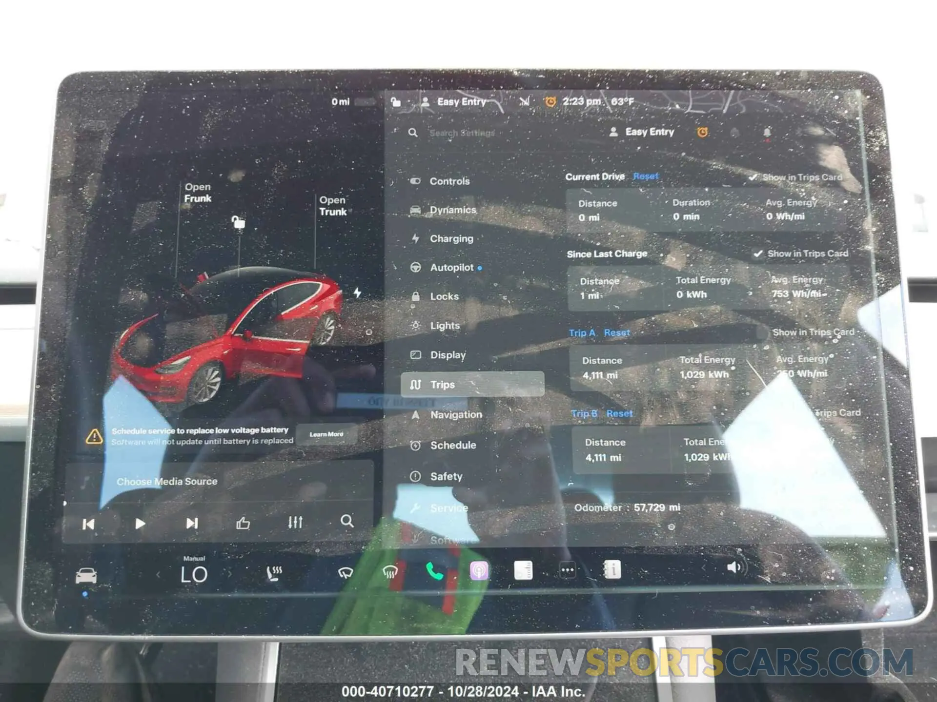 7 Photograph of a damaged car 5YJ3E1EB0LF735632 TESLA MODEL 3 2020