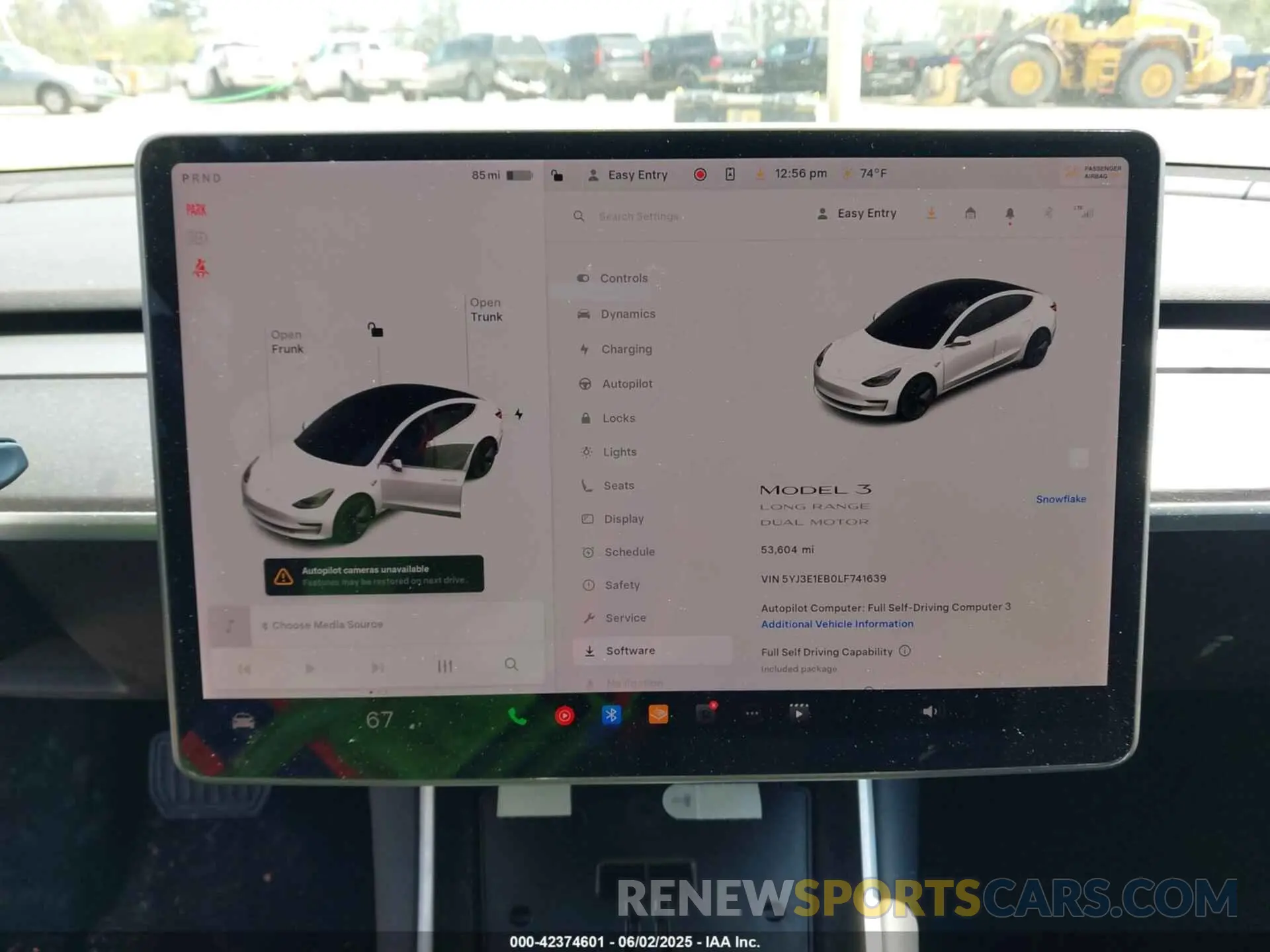 18 Photograph of a damaged car 5YJ3E1EB0LF741639 TESLA MODEL 3 2020