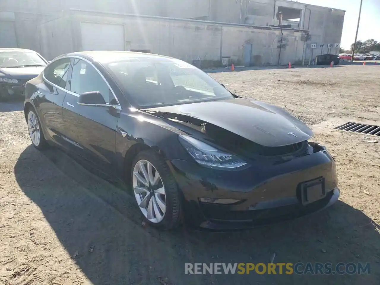 1 Photograph of a damaged car 5YJ3E1EB0LF783034 TESLA MODEL 3 2020